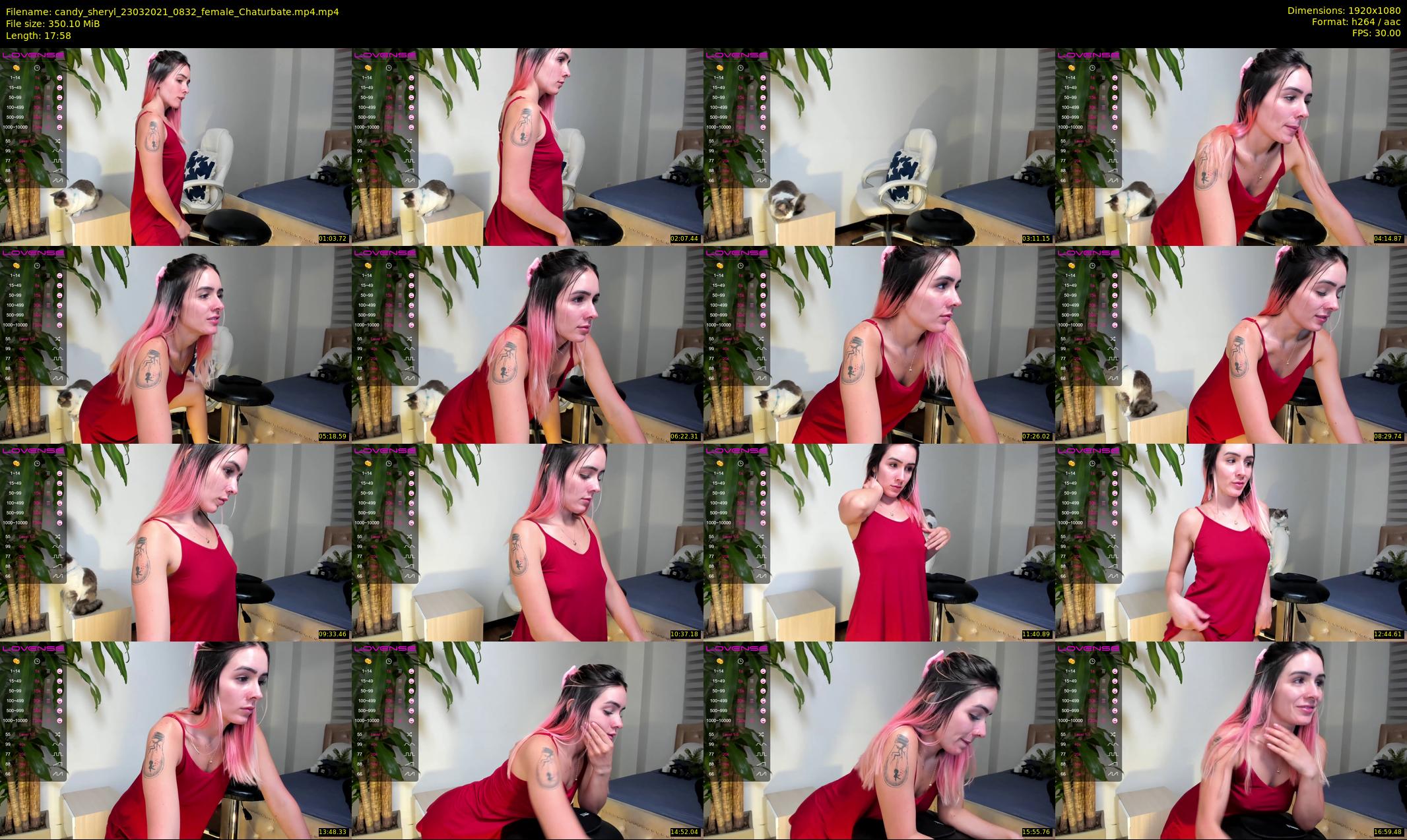 candy_sheryl — 18 minute Chaturbate female cam show recording, 1080p, Mar 23, 2021