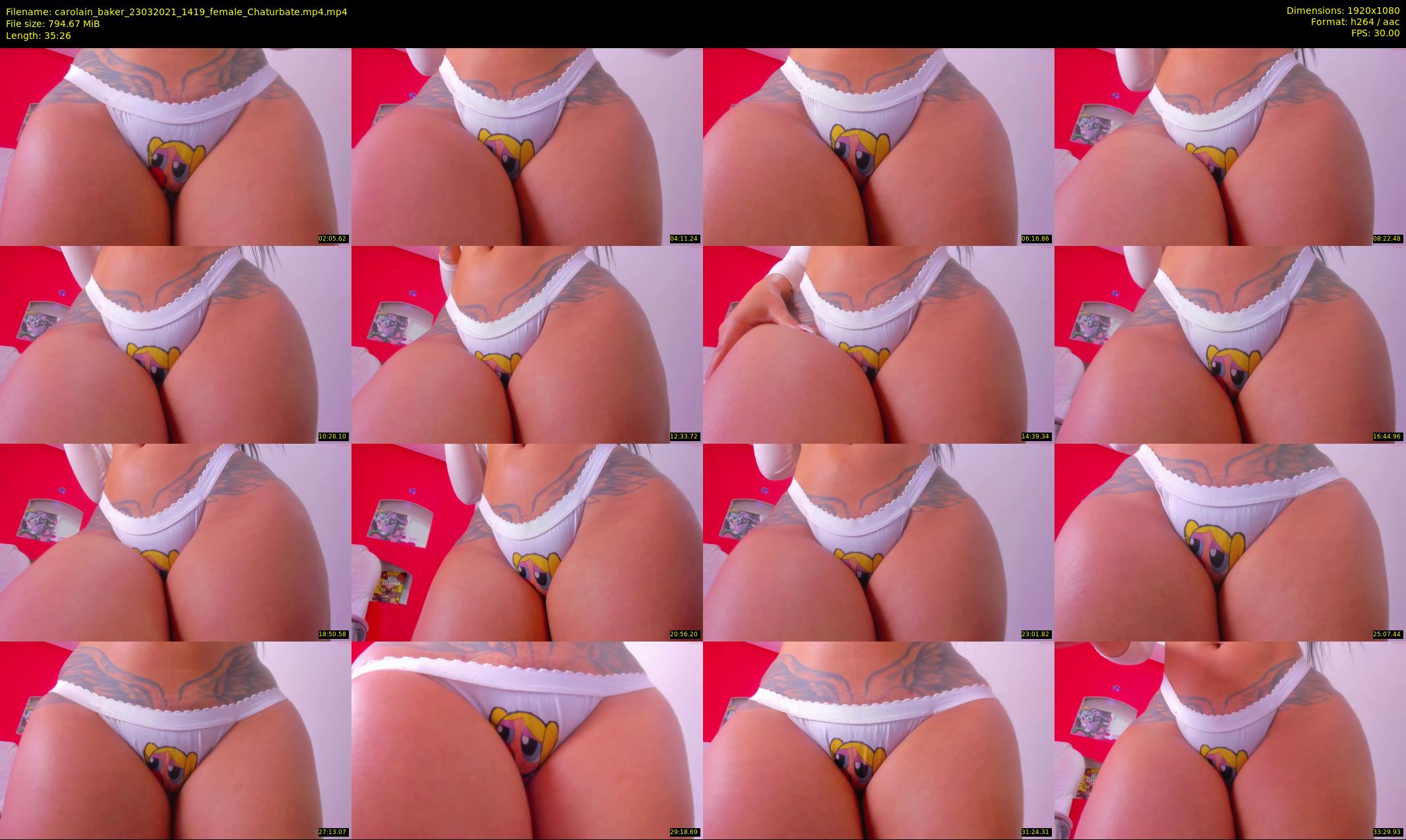 carolain_baker — 36 minute Chaturbate female cam show recording, 1080p, Mar 23, 2021