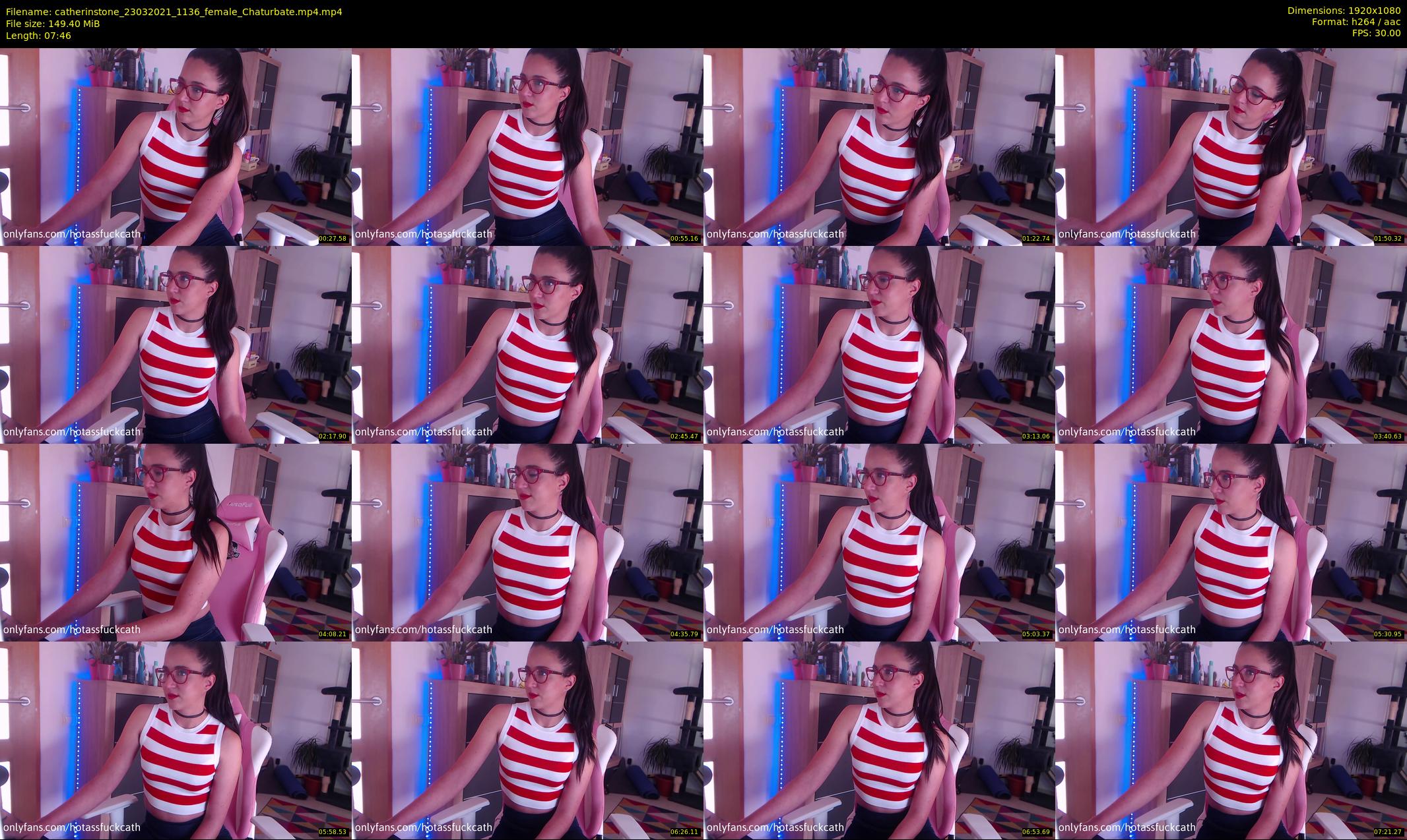 catherinstone — 8 minute Chaturbate female cam show recording, 1080p, Mar 23, 2021