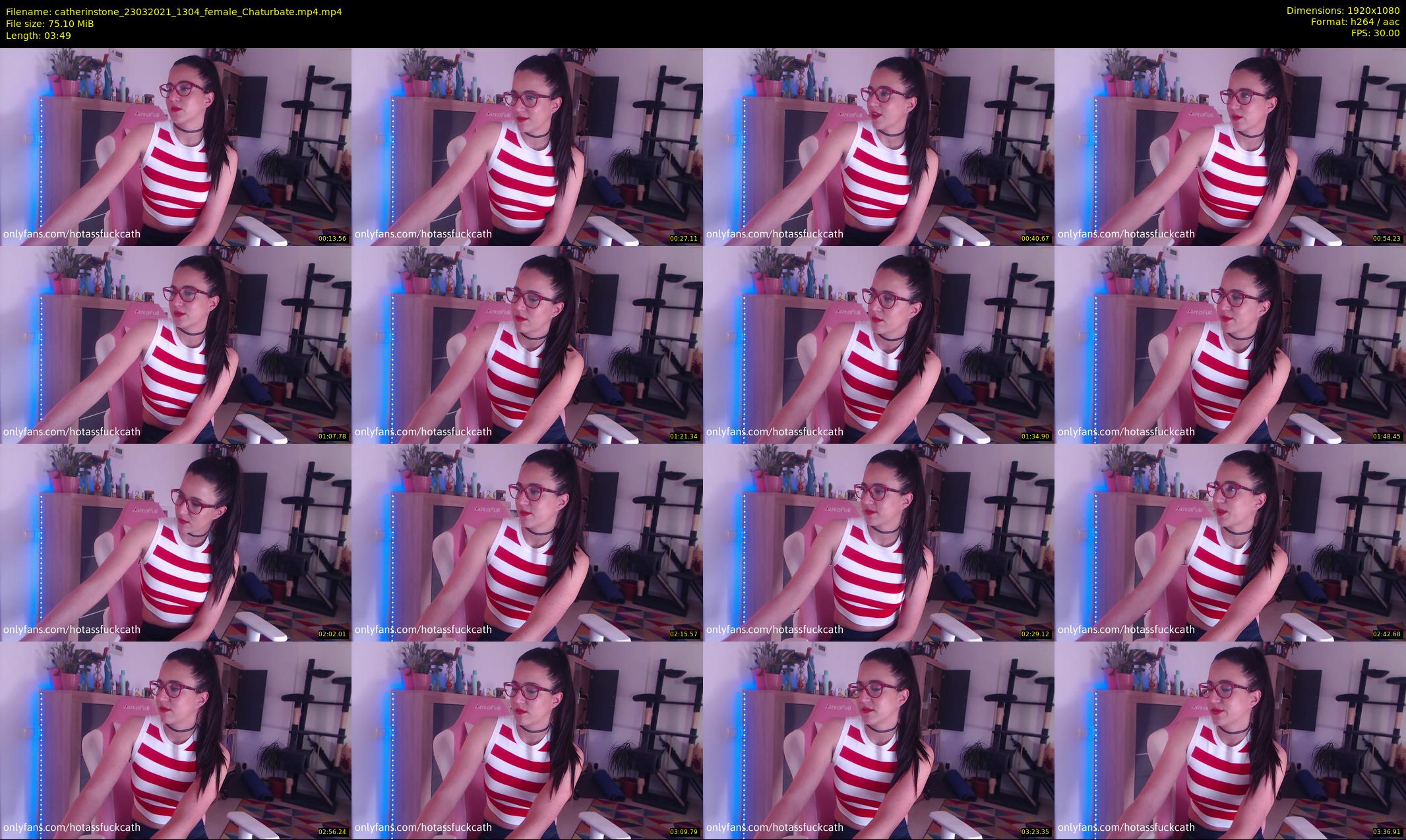 catherinstone — 4 minute Chaturbate female cam show recording, 1080p, Mar 23, 2021
