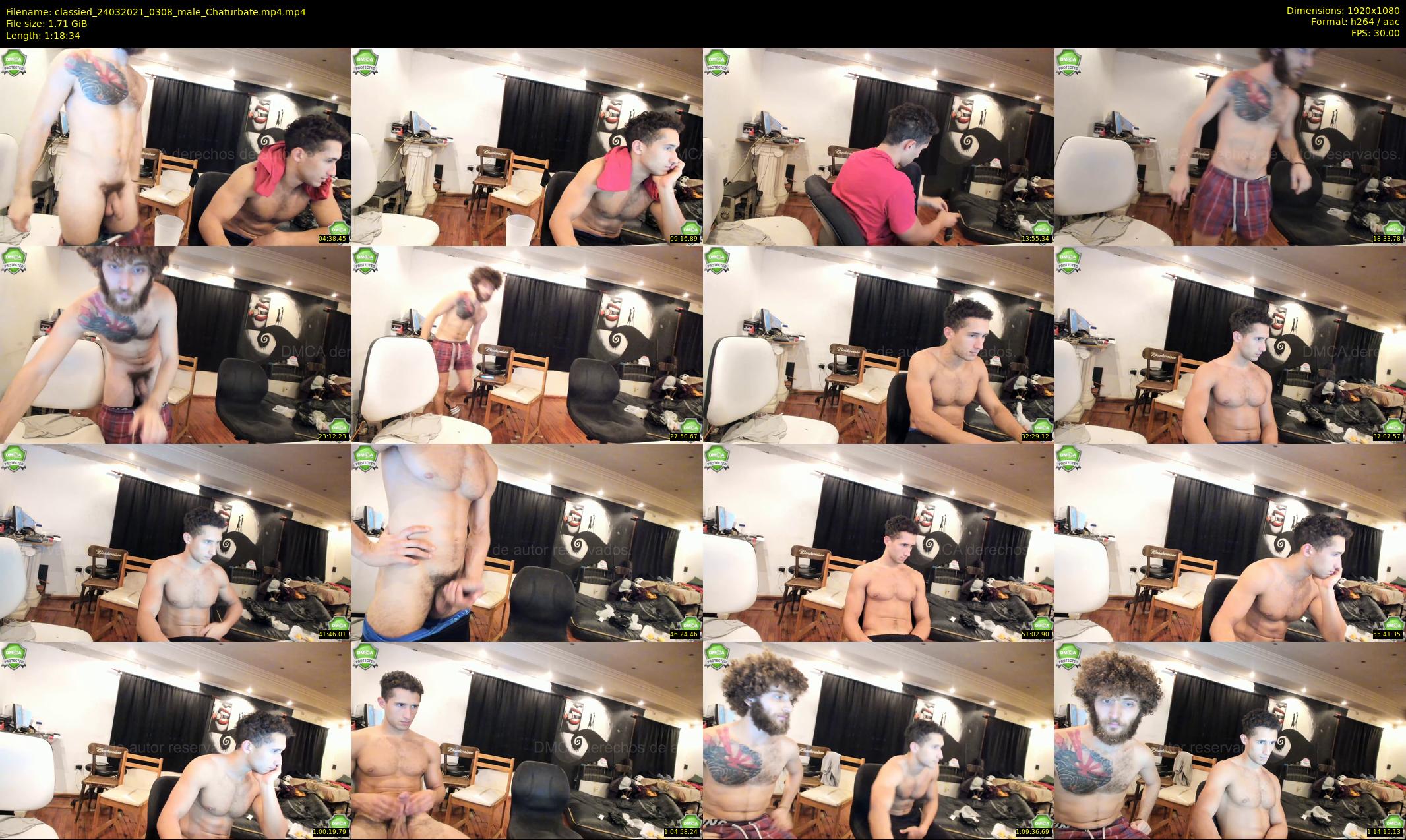 classied — 79 minute Chaturbate male cam show recording, 1080p, Mar 24, 2021