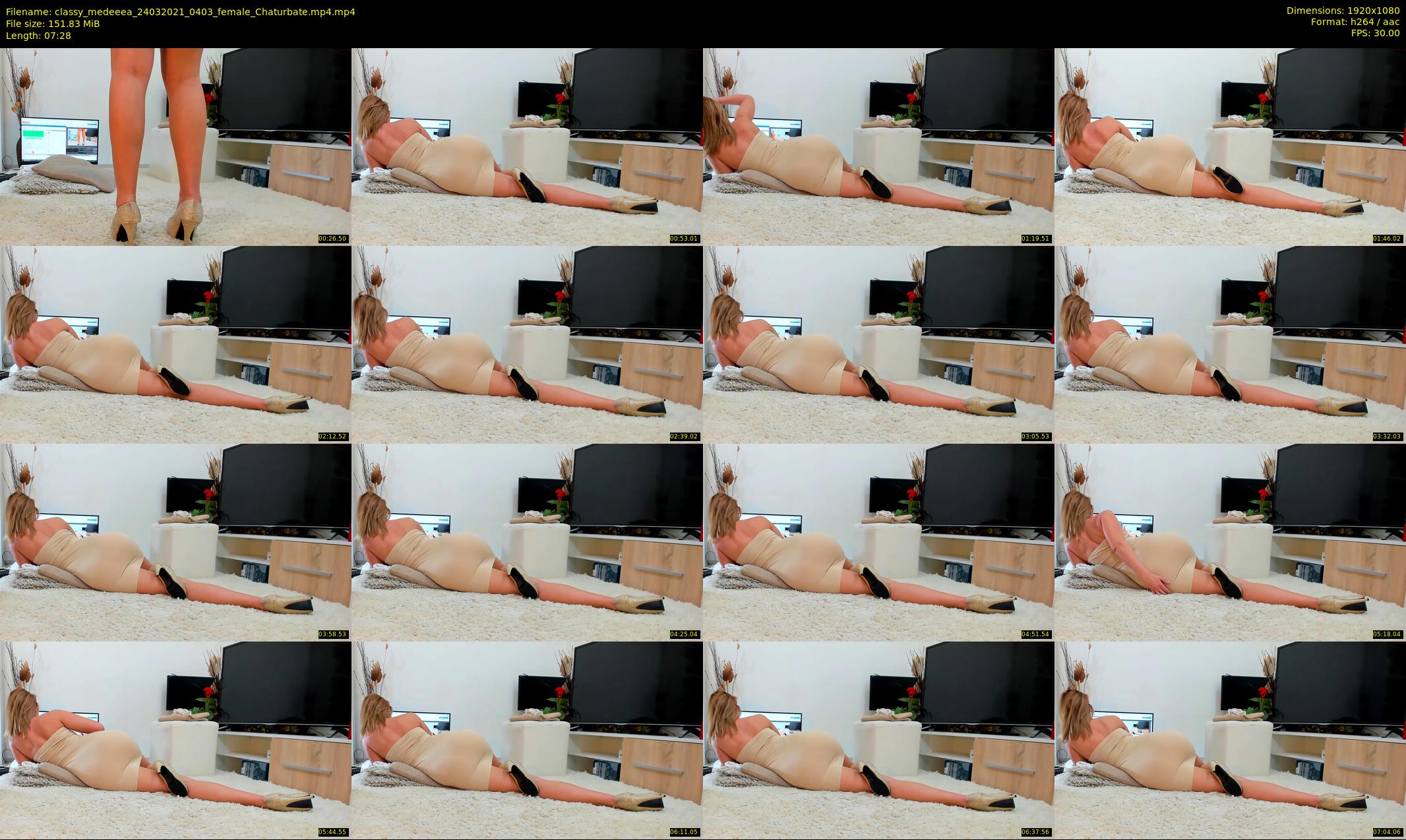 classy_medeeea — 8 minute Chaturbate female cam show recording, 1080p, Mar 24, 2021