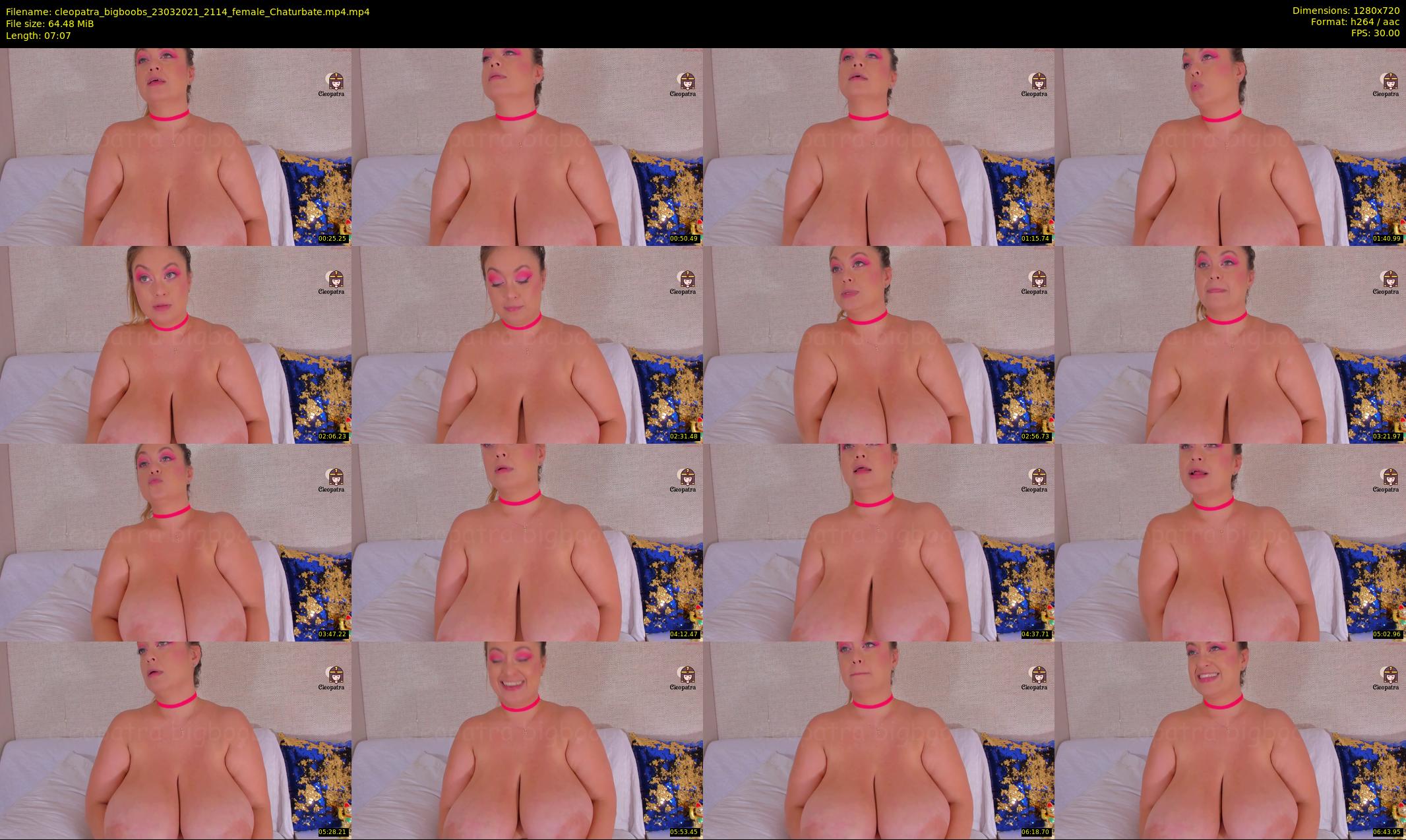 cleopatra_bigboobs — 8 minute Chaturbate female cam show recording, 720p, Mar 23, 2021