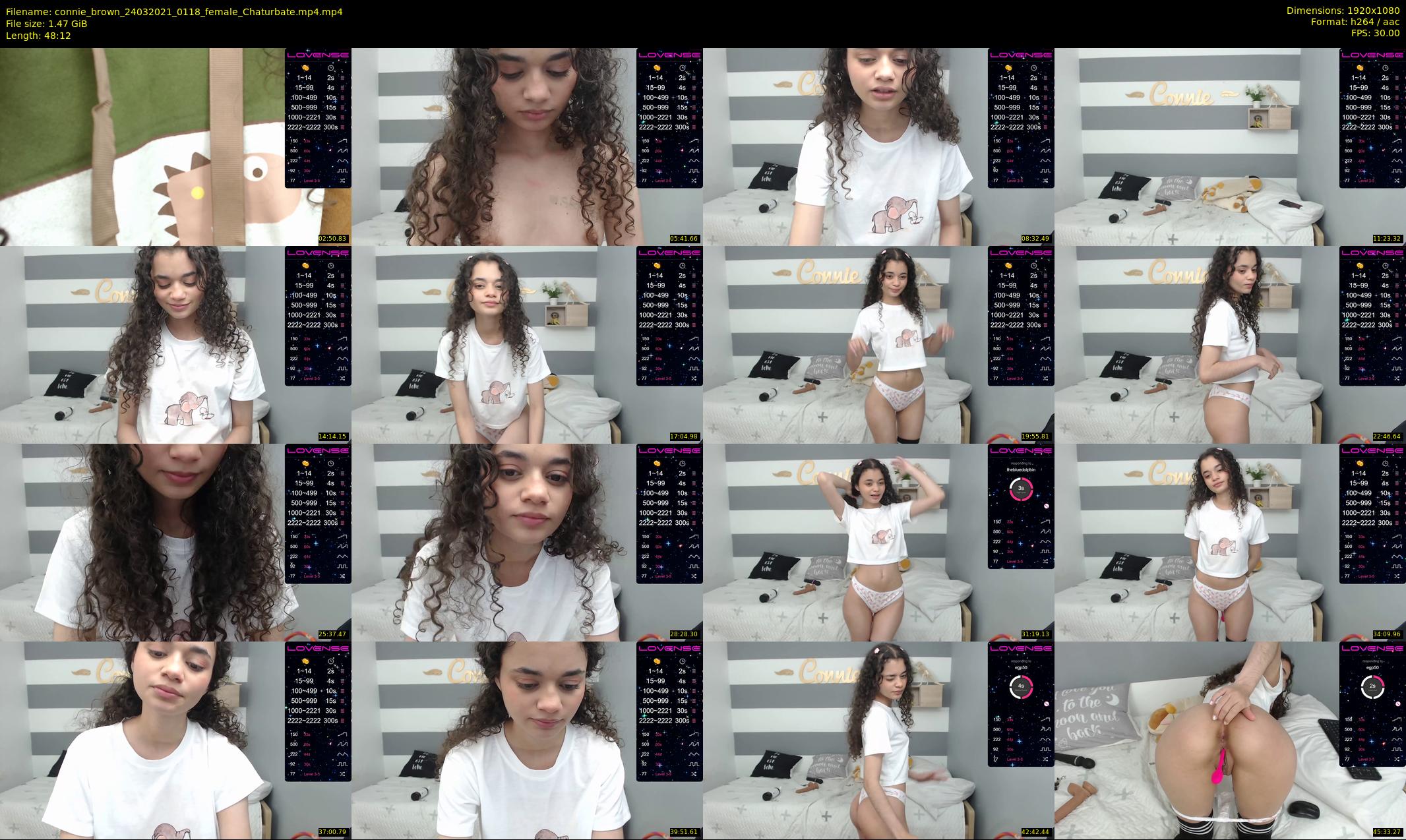 connie_brown — 49 minute Chaturbate female cam show recording, 1080p, Mar 24, 2021