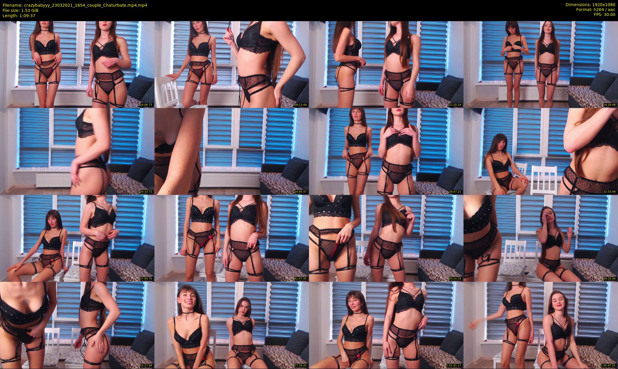 crazybabyyy — 70 minute Chaturbate couple cam show recording, 1080p, Mar 23, 2021