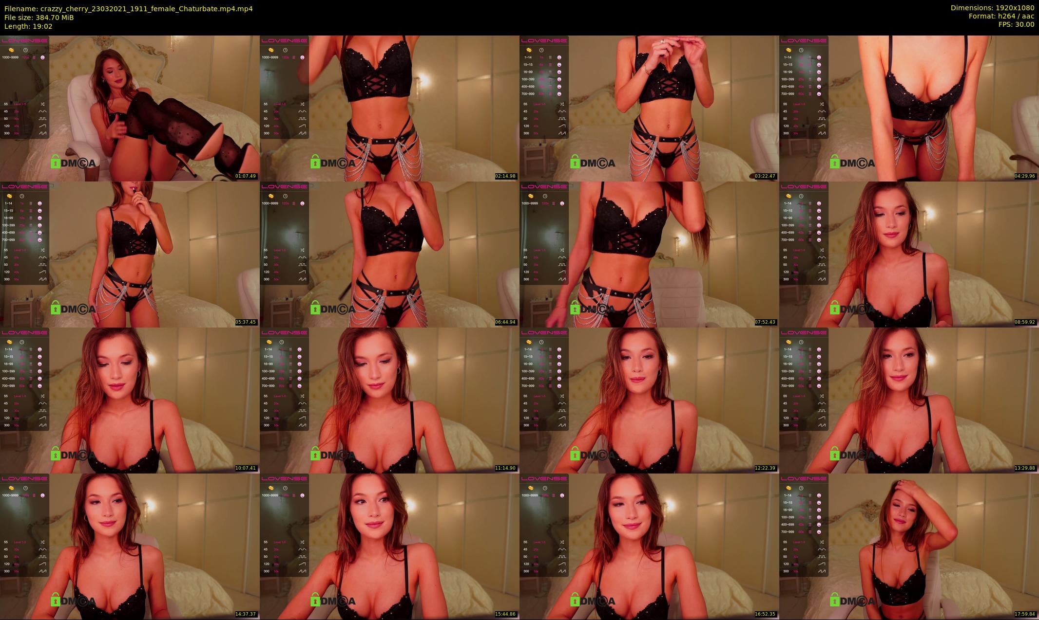 crazzy_cherry — 20 minute Chaturbate female cam show recording, 1080p, Mar 23, 2021