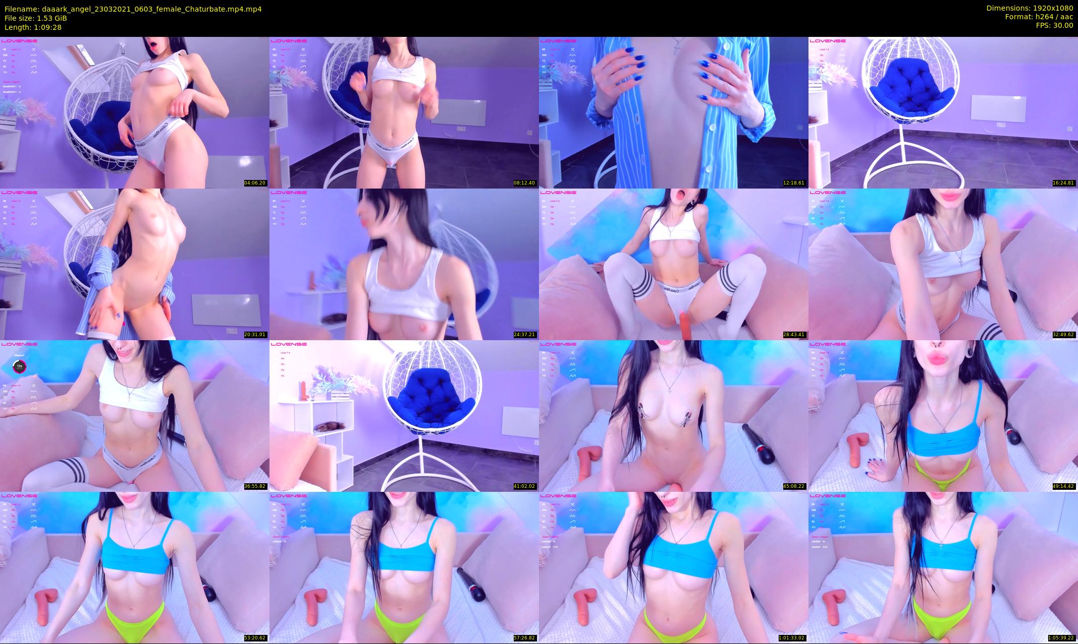 daaark_angel — 70 minute Chaturbate female cam show recording, 1080p, Mar 23, 2021