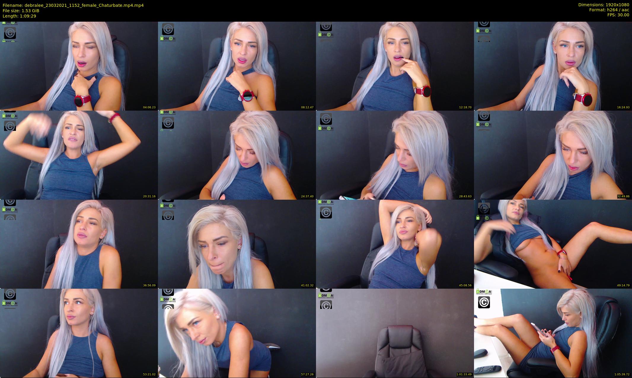 debralee — 70 minute Chaturbate female cam show recording, 1080p, Mar 23, 2021