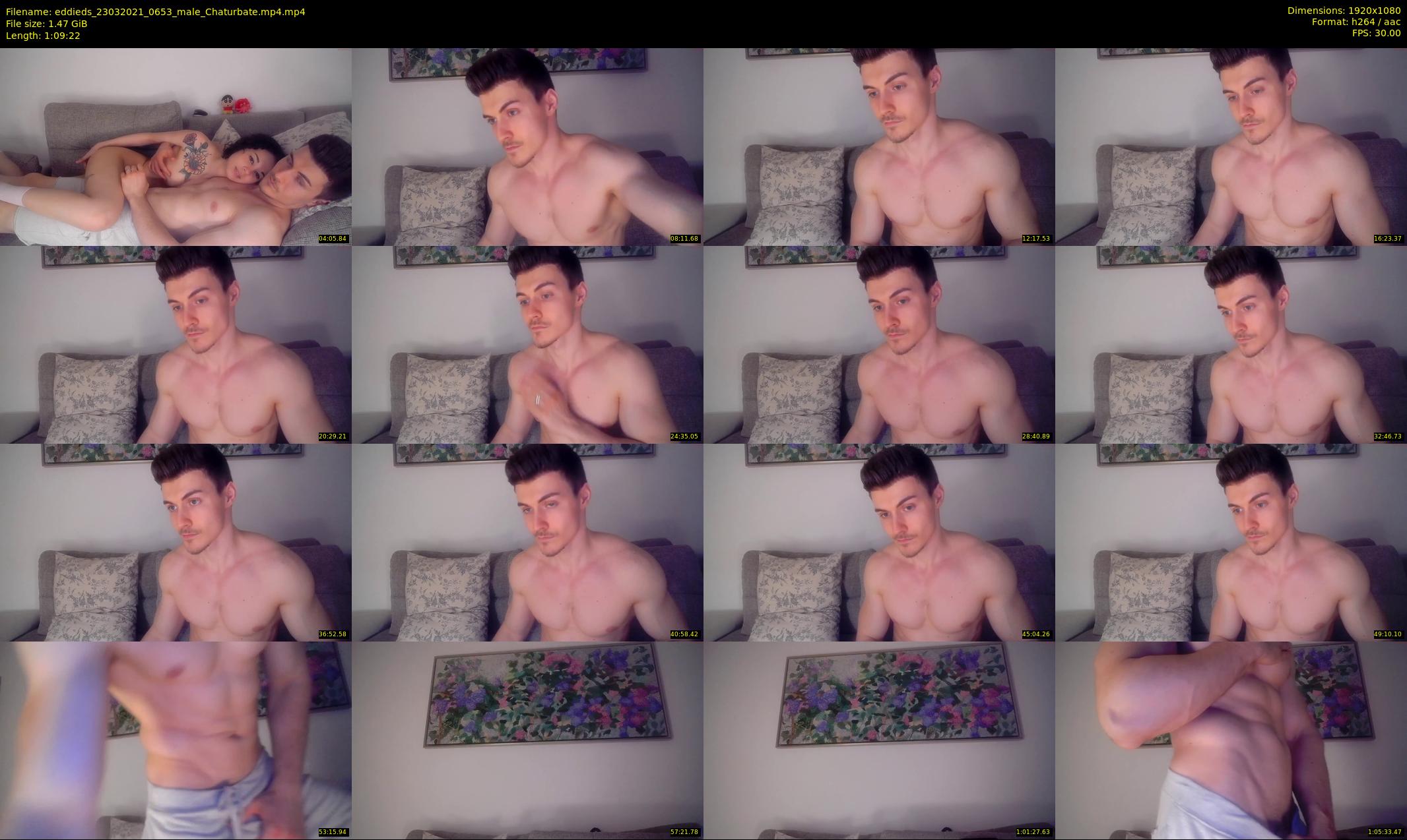 eddieds — 70 minute Chaturbate male cam show recording, 1080p, Mar 23, 2021