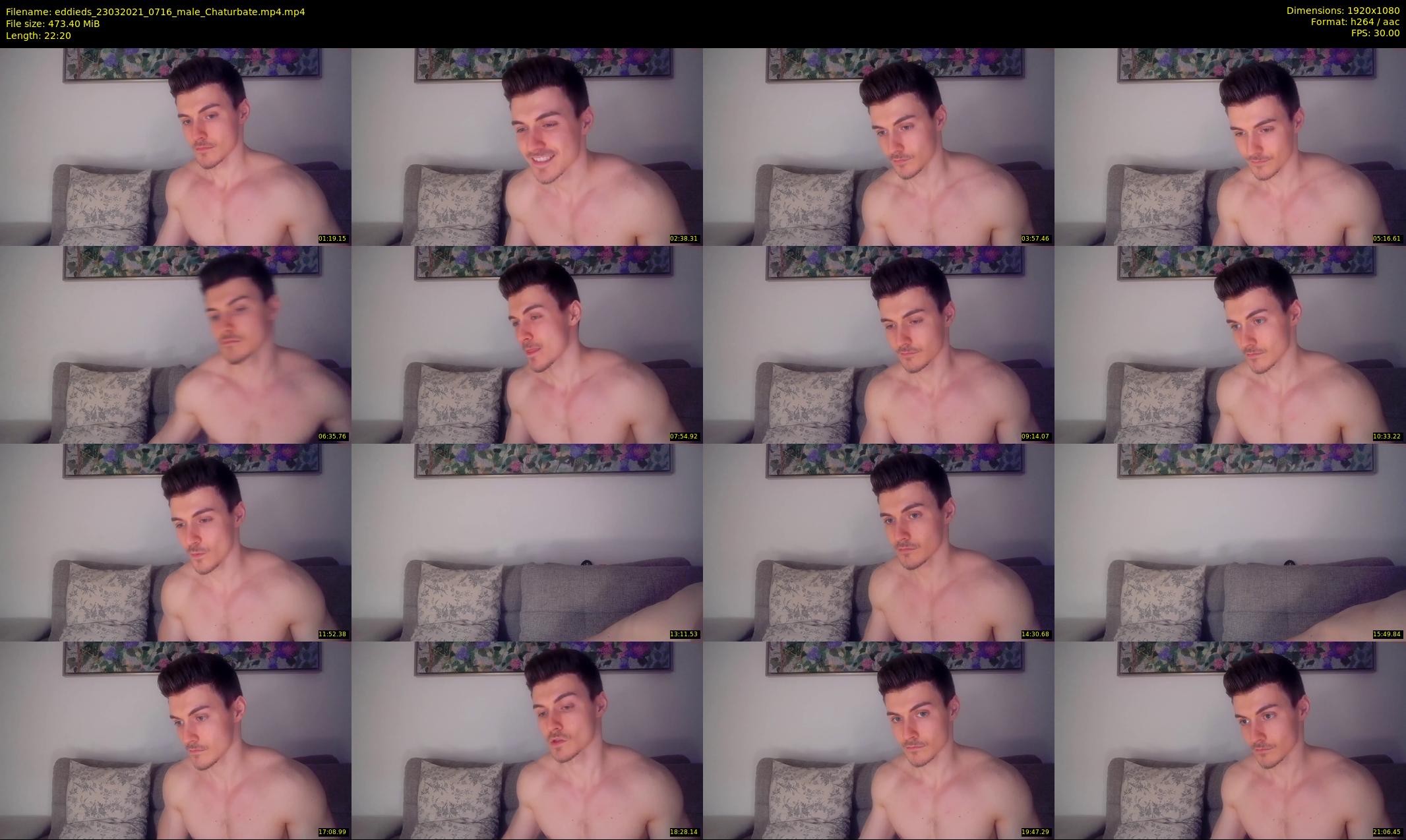eddieds — 23 minute Chaturbate male cam show recording, 1080p, Mar 23, 2021