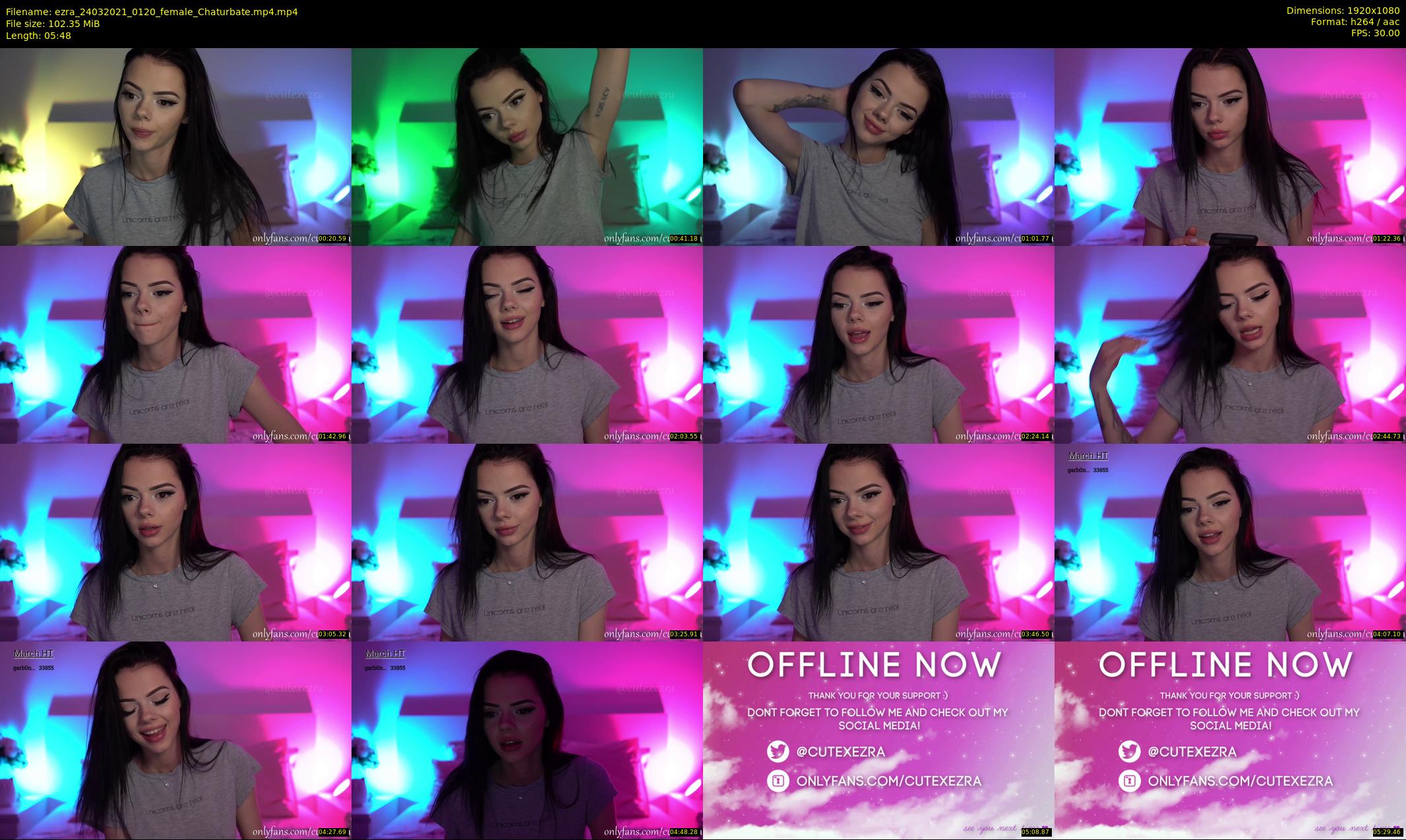 ezra — 6 minute Chaturbate female cam show recording, 1080p, Mar 24, 2021
