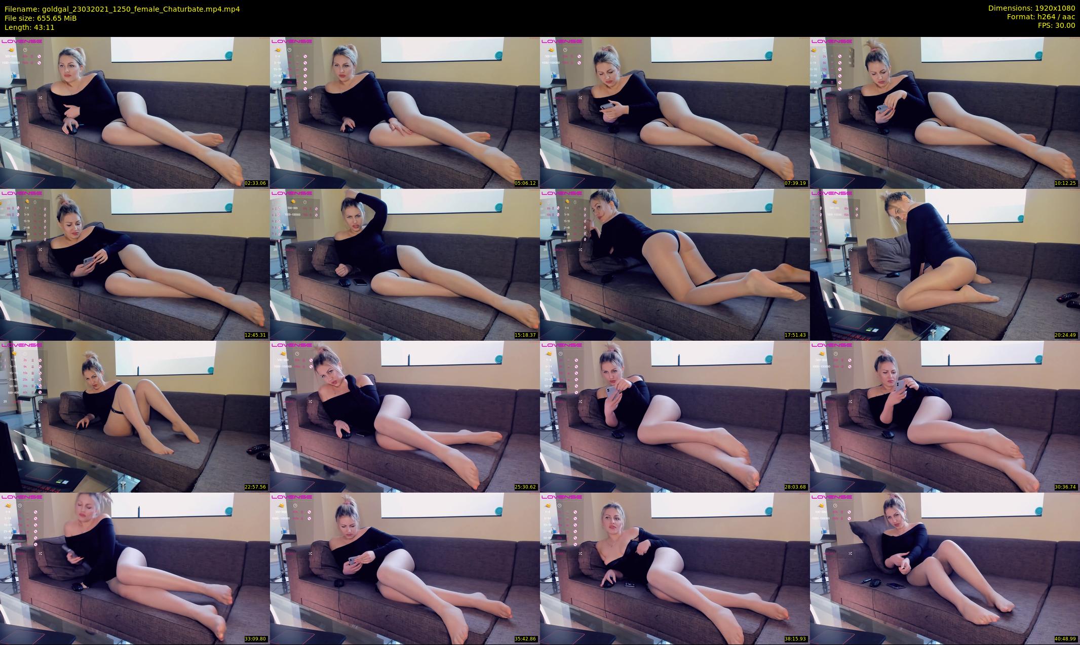 goldgal — 44 minute Chaturbate female cam show recording, 1080p, Mar 23, 2021