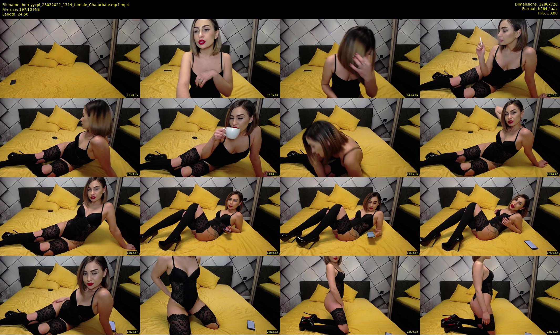 hornyycpl — 25 minute Chaturbate couple cam show recording, 720p, Mar 23, 2021