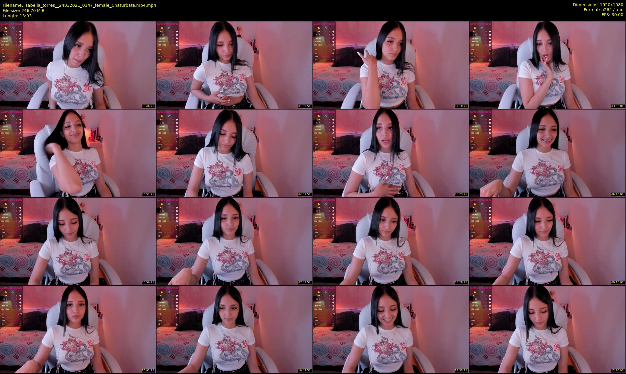 isabella_torres_ — 14 minute Chaturbate female cam show recording, 1080p, Mar 24, 2021