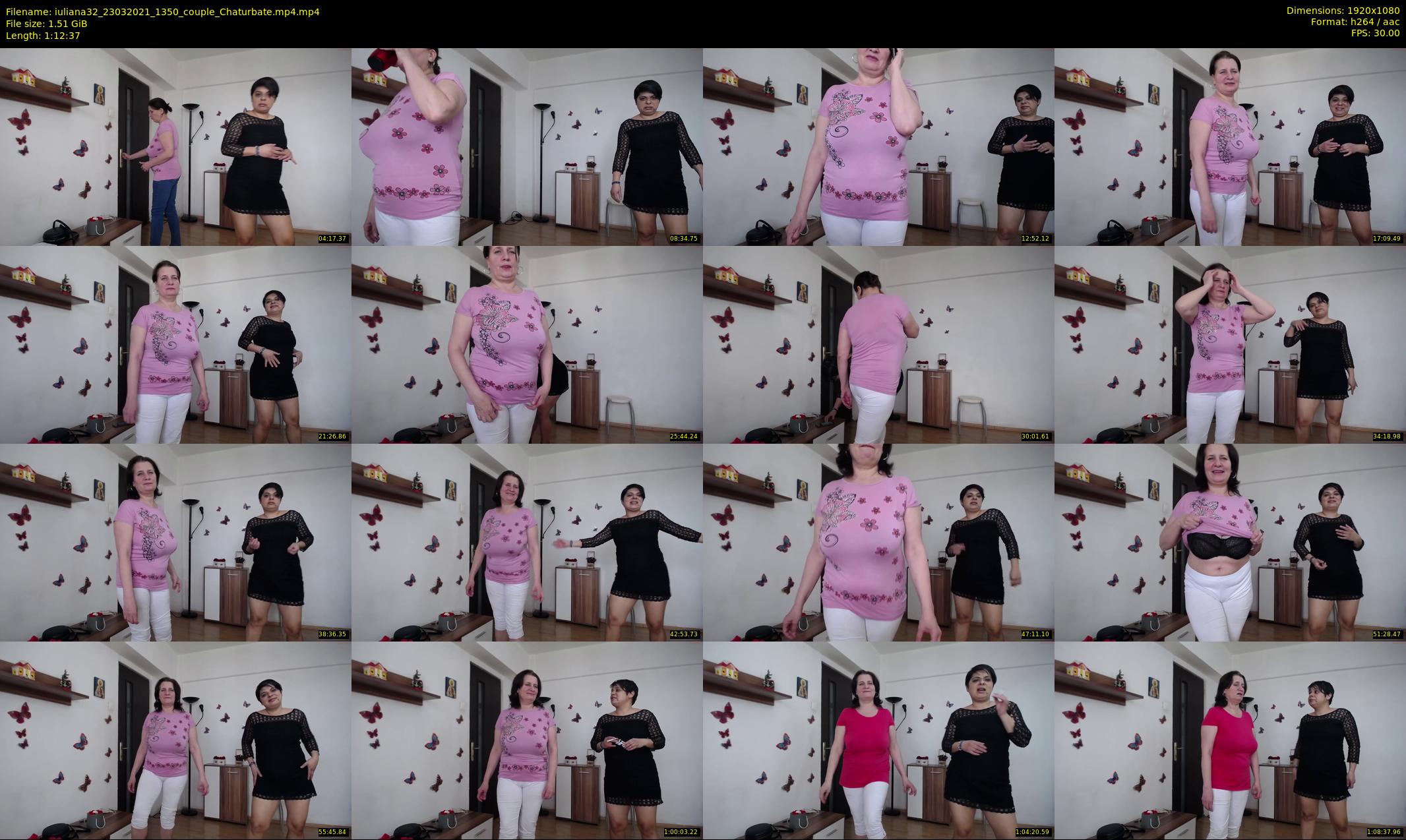 iuliana32 — 73 minute Chaturbate couple cam show recording, 1080p, Mar 23, 2021