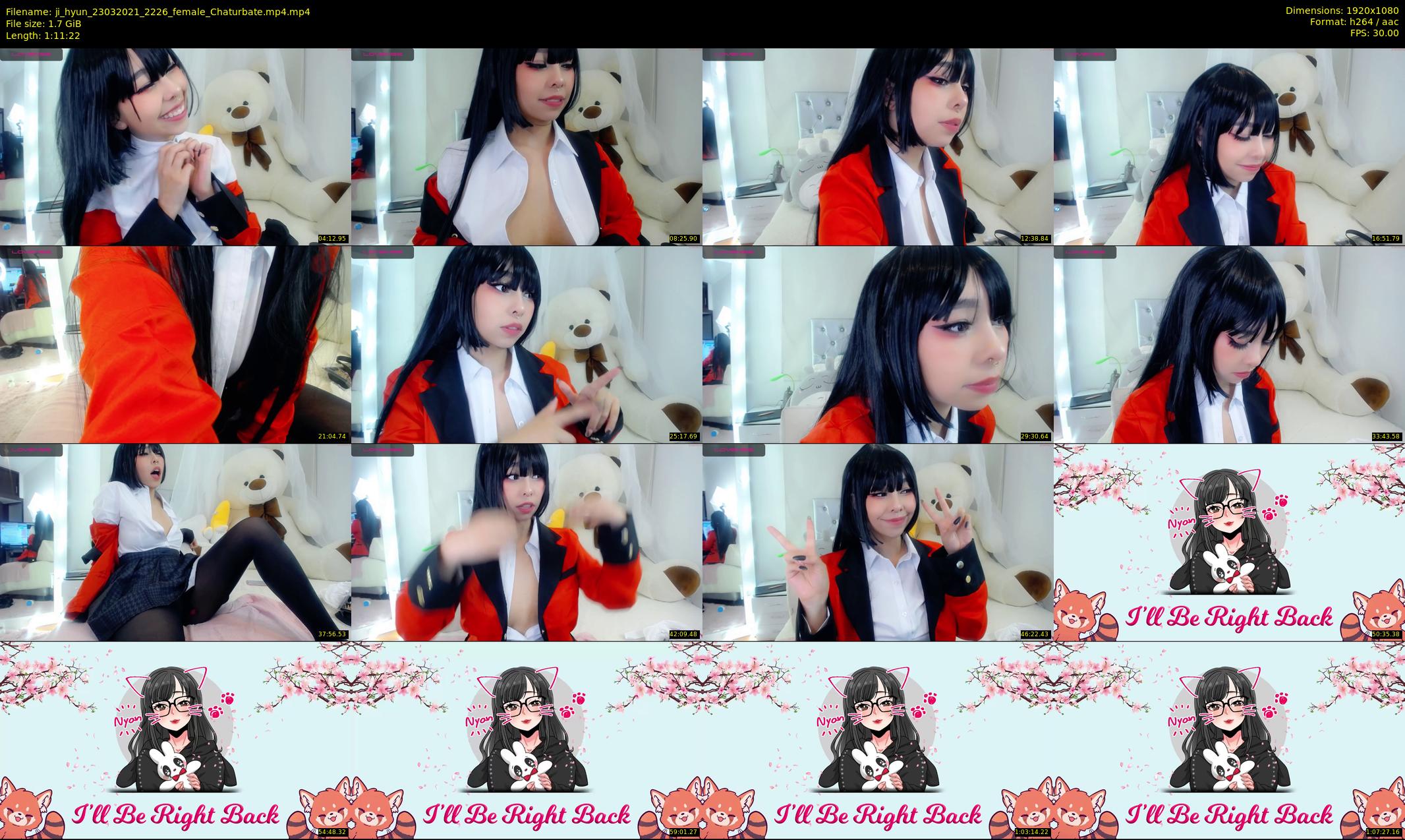 ji_hyun — 72 minute Chaturbate female cam show recording, 1080p, Mar 23, 2021