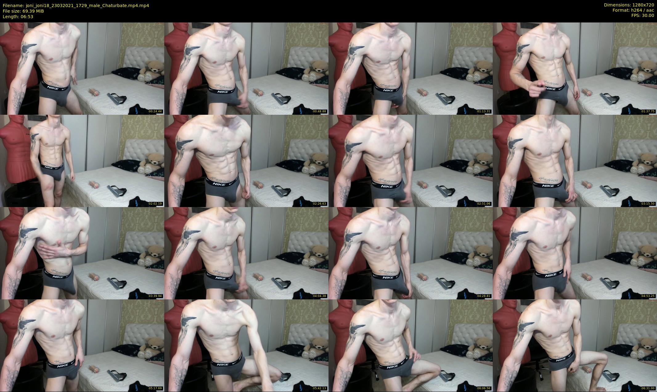joni_joni18 — 7 minute Chaturbate male cam show recording, 720p, Mar 23, 2021