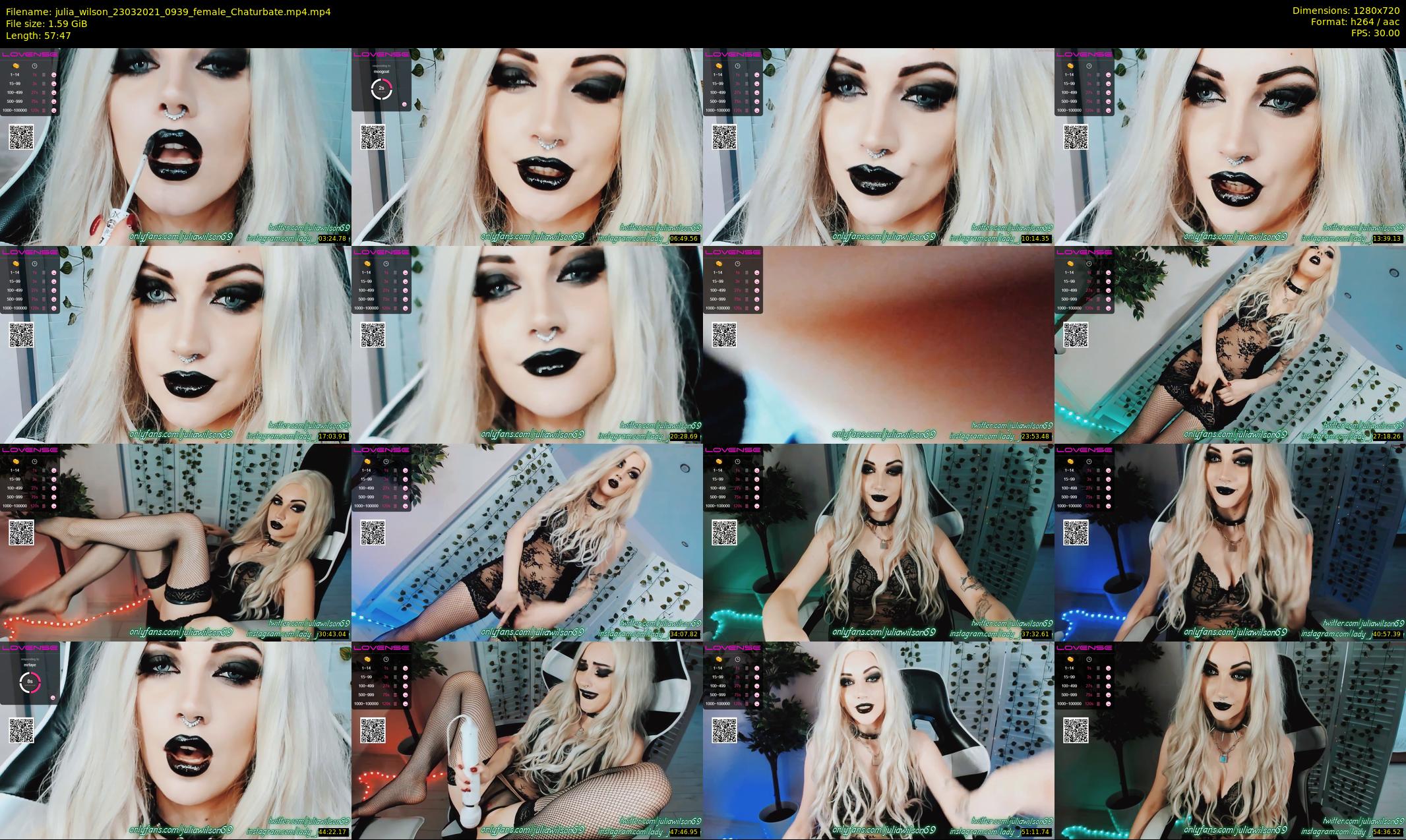 julia_wilson — 58 minute Chaturbate female cam show recording, 720p, Mar 23, 2021