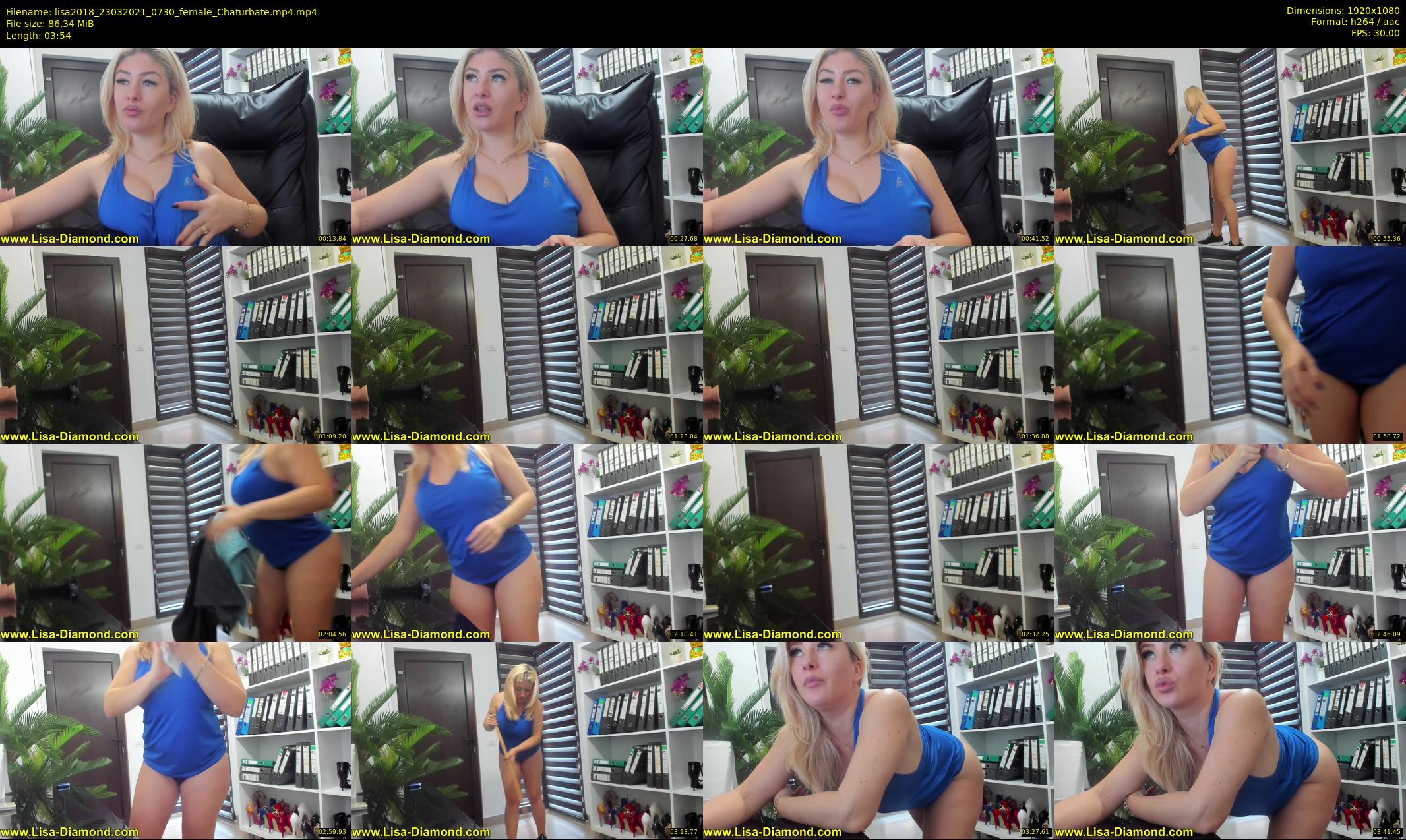 lisa2018 — 4 minute Chaturbate female cam show recording, 1080p, Mar 23, 2021