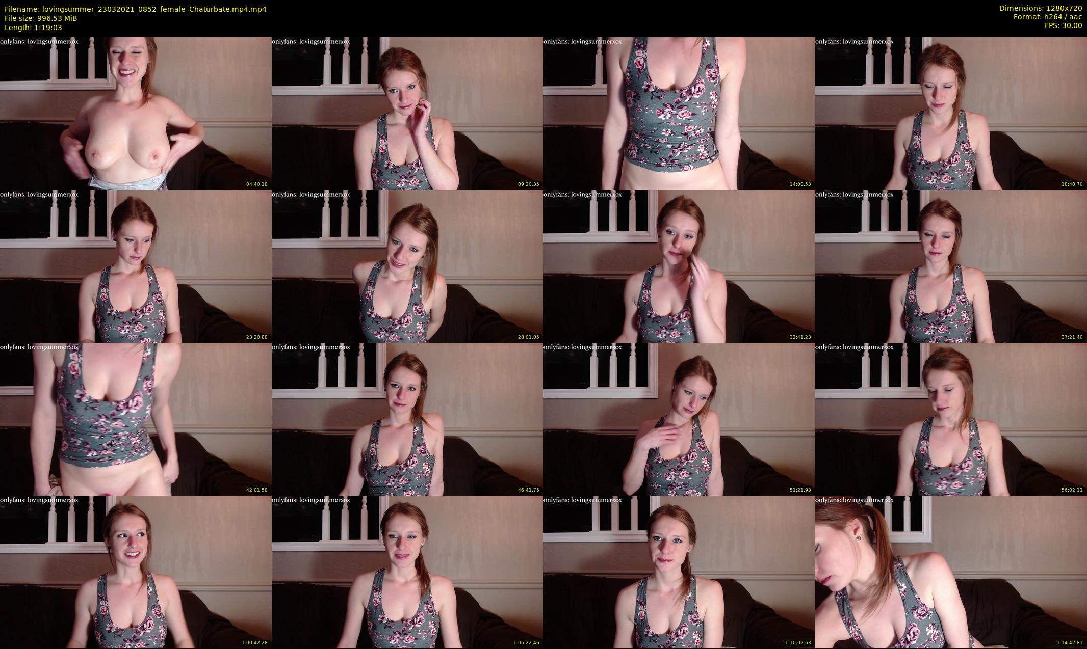 lovingsummer — 80 minute Chaturbate female cam show recording, 720p, Mar 23, 2021