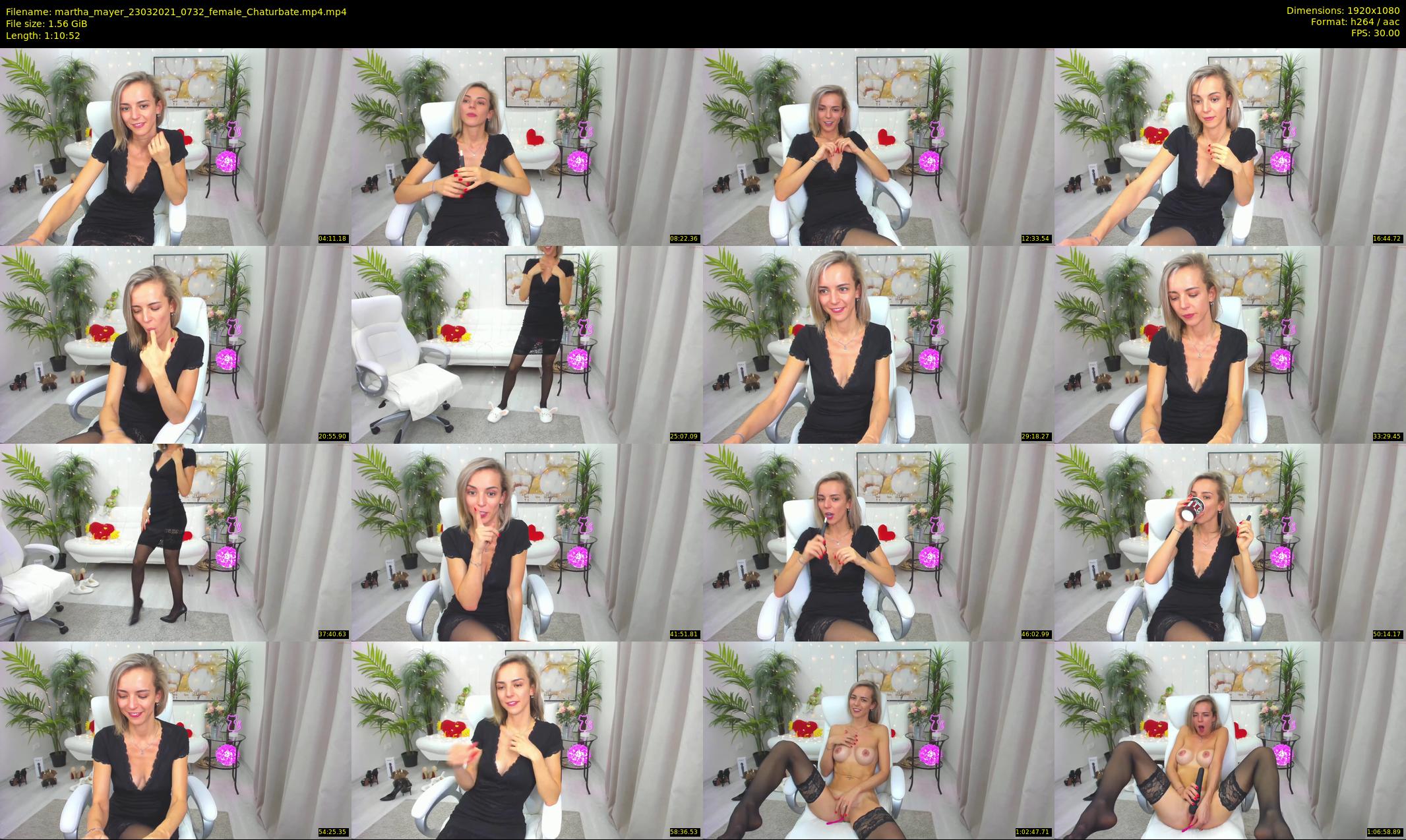 martha_mayer — 71 minute Chaturbate female cam show recording, 1080p, Mar 23, 2021
