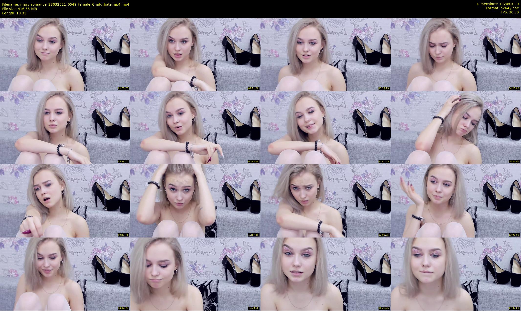 mary_romance — 19 minute Chaturbate female cam show recording, 1080p, Mar 23, 2021