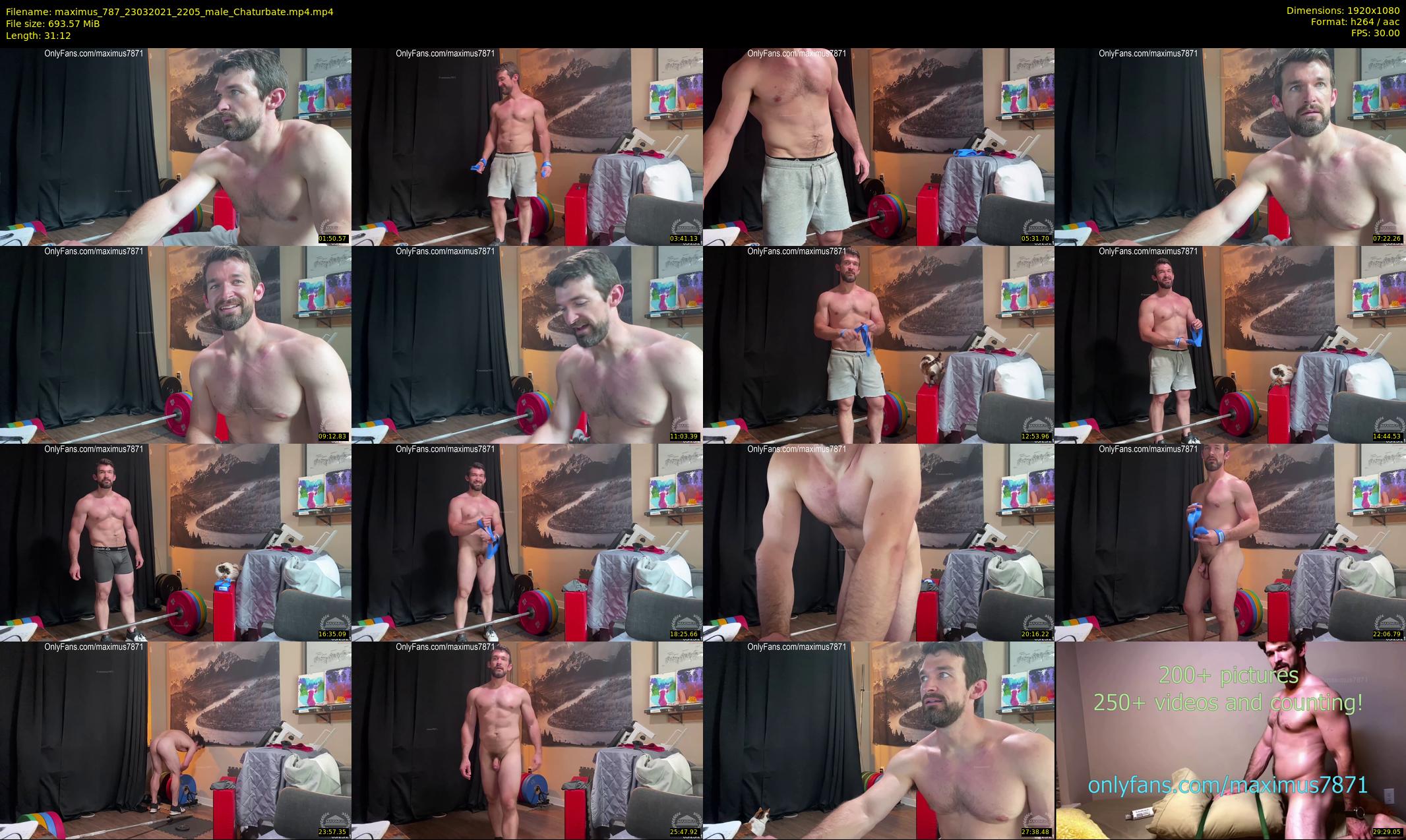 maximus_787 — 32 minute Chaturbate male cam show recording, 1080p, Mar 23, 2021