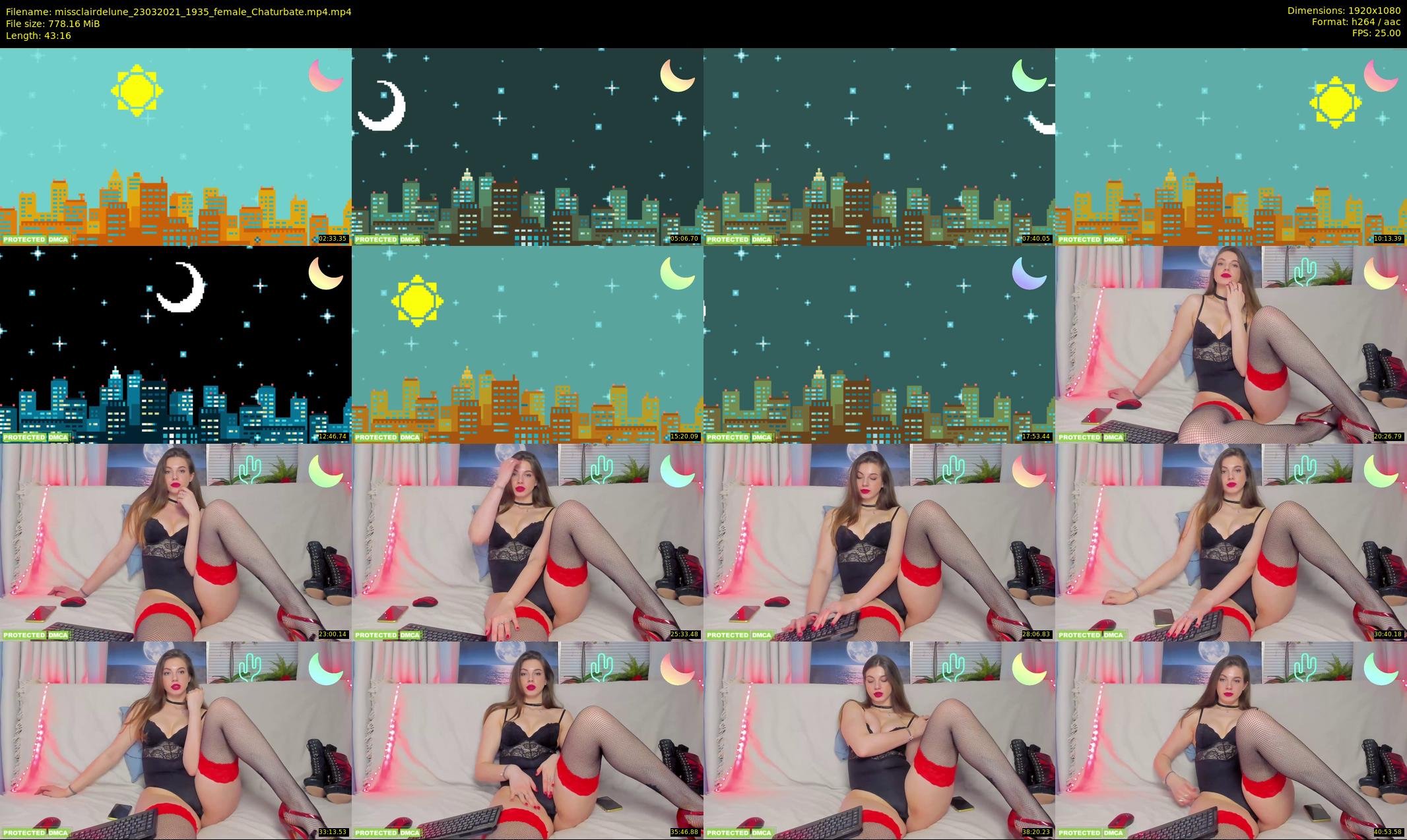 missclairdelune — 44 minute Chaturbate female cam show recording, 1080p, Mar 23, 2021