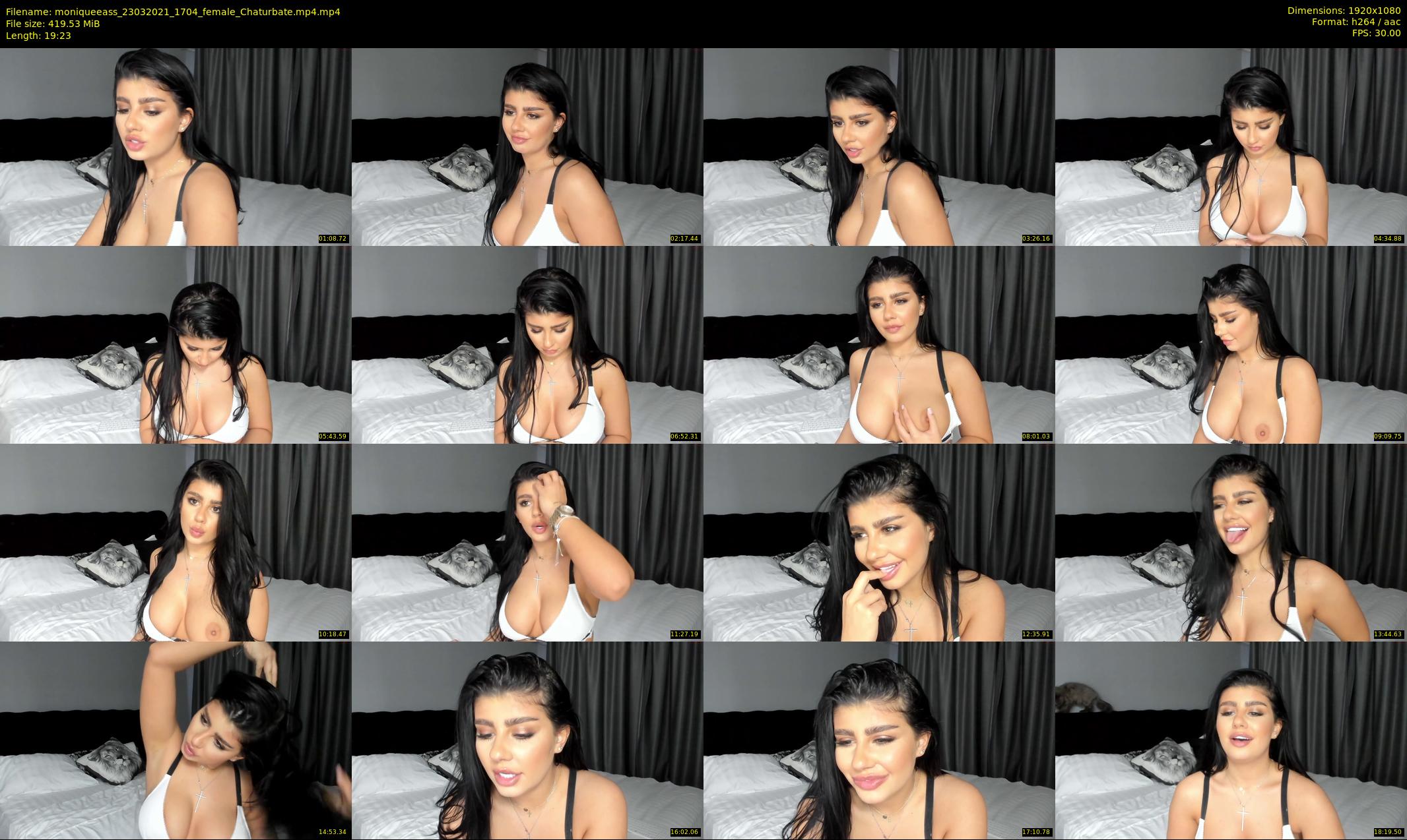 moniqueeass — 20 minute Chaturbate female cam show recording, 1080p, Mar 23, 2021