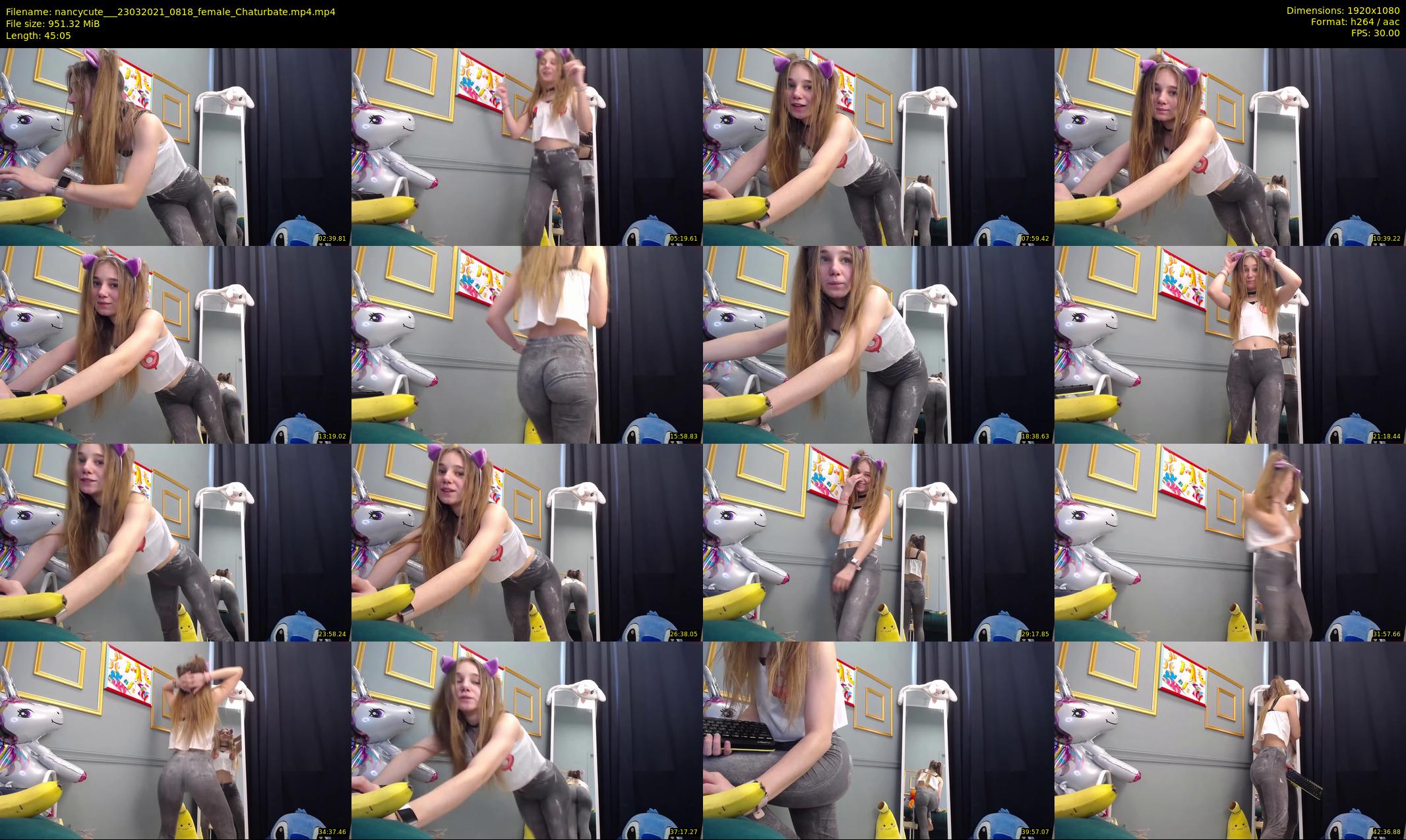 nancycute__ — 46 minute Chaturbate female cam show recording, 1080p, Mar 23, 2021