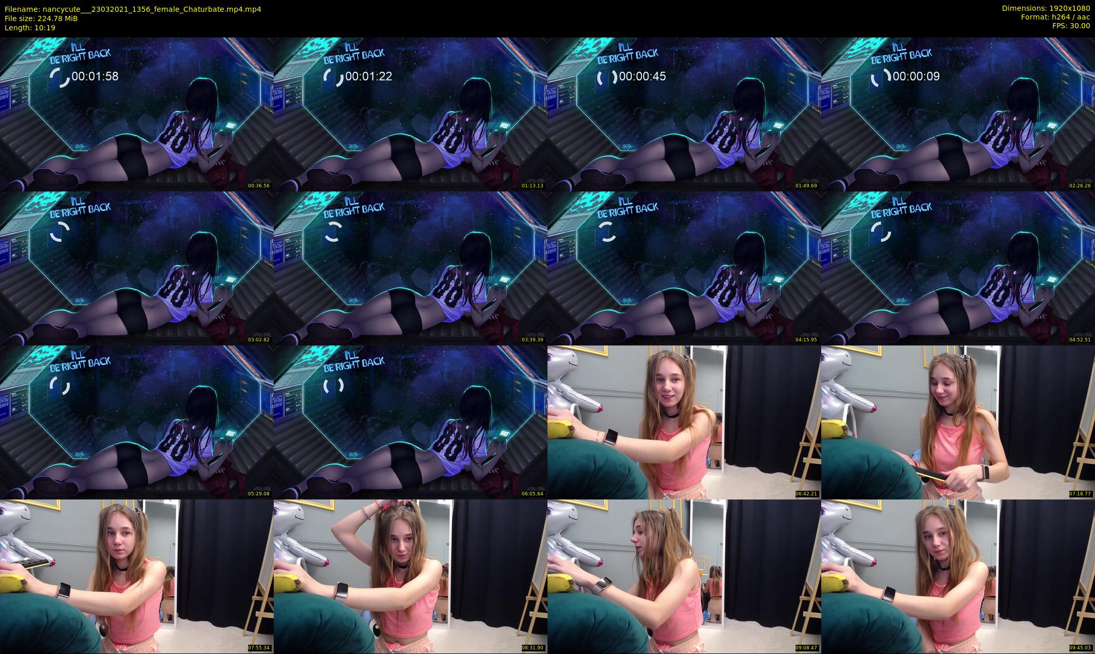 nancycute__ — 11 minute Chaturbate female cam show recording, 1080p, Mar 23, 2021