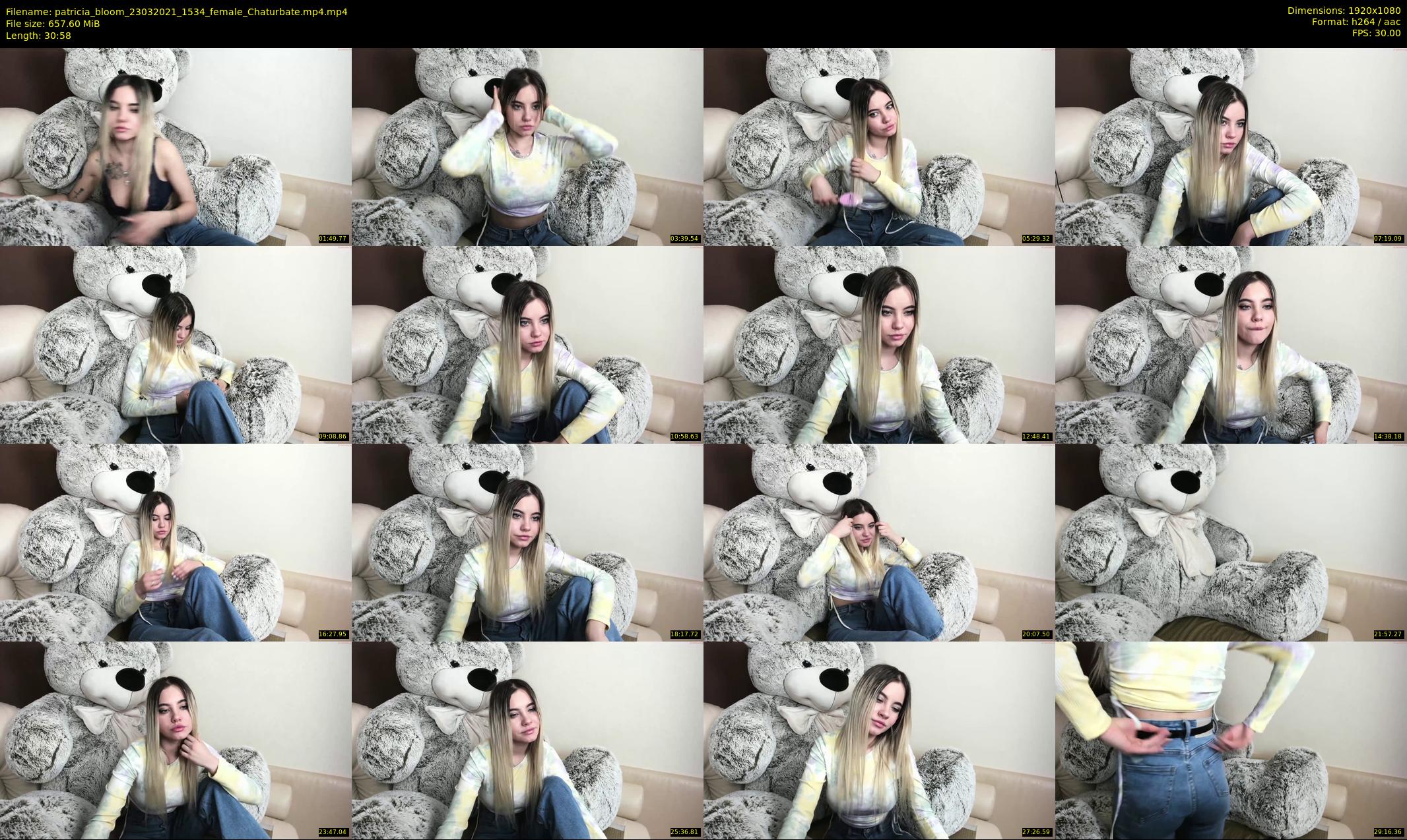 patricia_bloom — 31 minute Chaturbate female cam show recording, 1080p, Mar 23, 2021