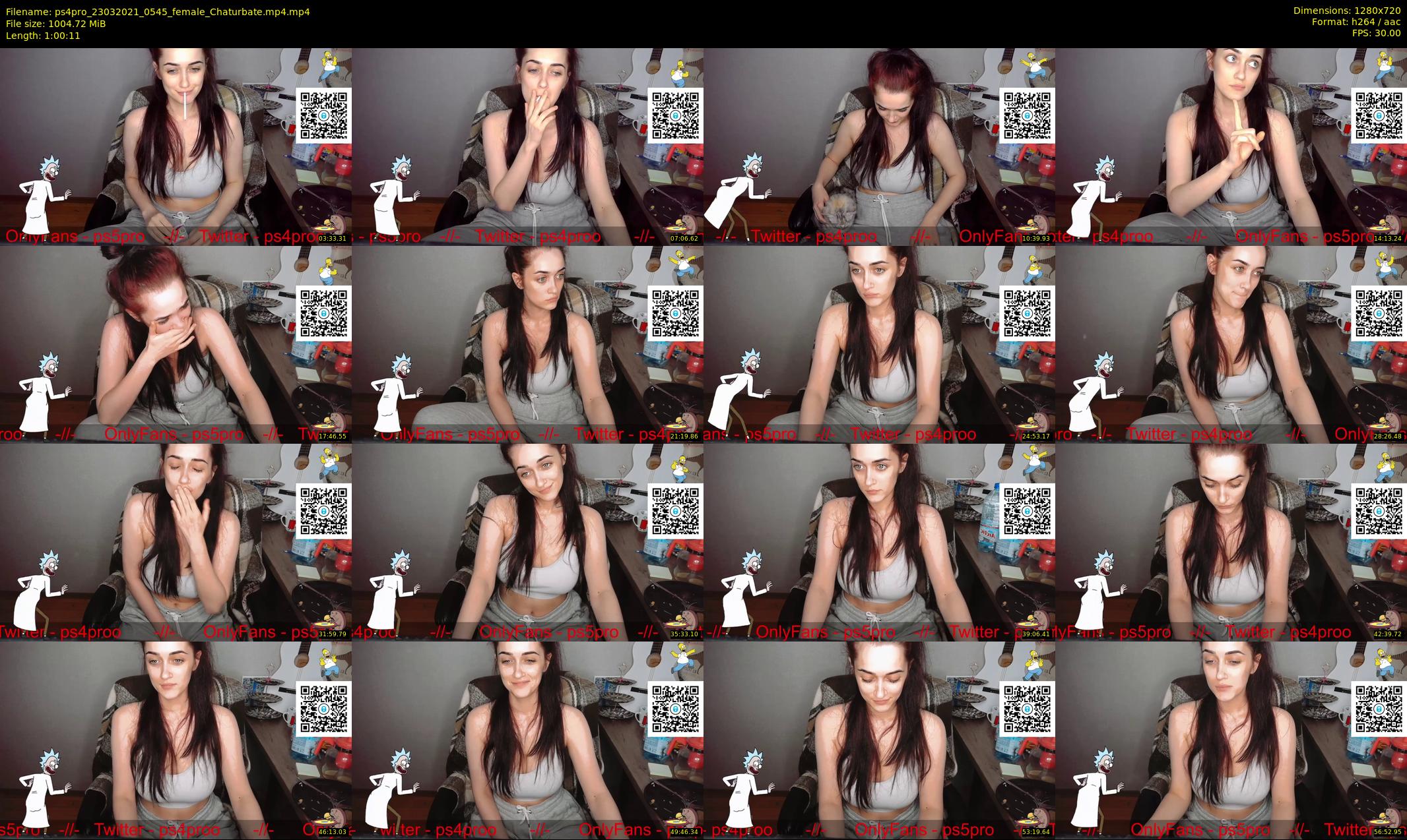 ps4pro — 61 minute Chaturbate female cam show recording, 720p, Mar 23, 2021