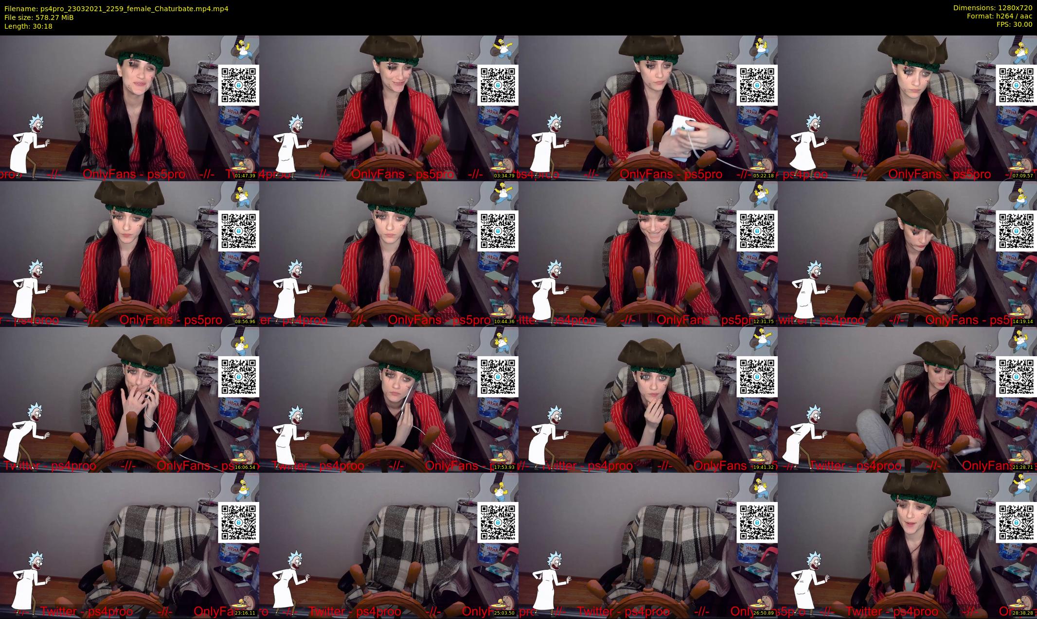 ps4pro — 31 minute Chaturbate female cam show recording, 720p, Mar 23, 2021