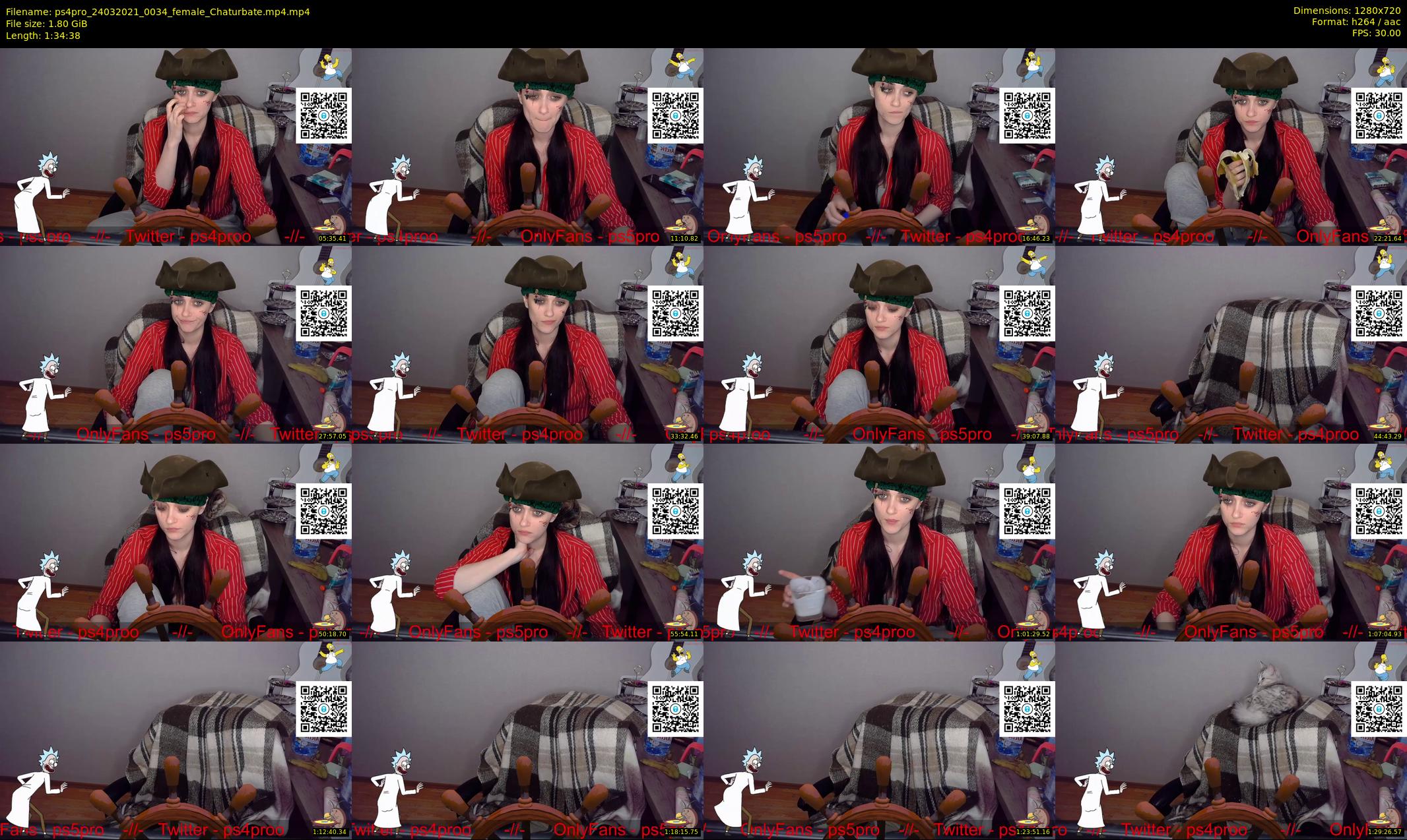 ps4pro — 95 minute Chaturbate female cam show recording, 720p, Mar 24, 2021