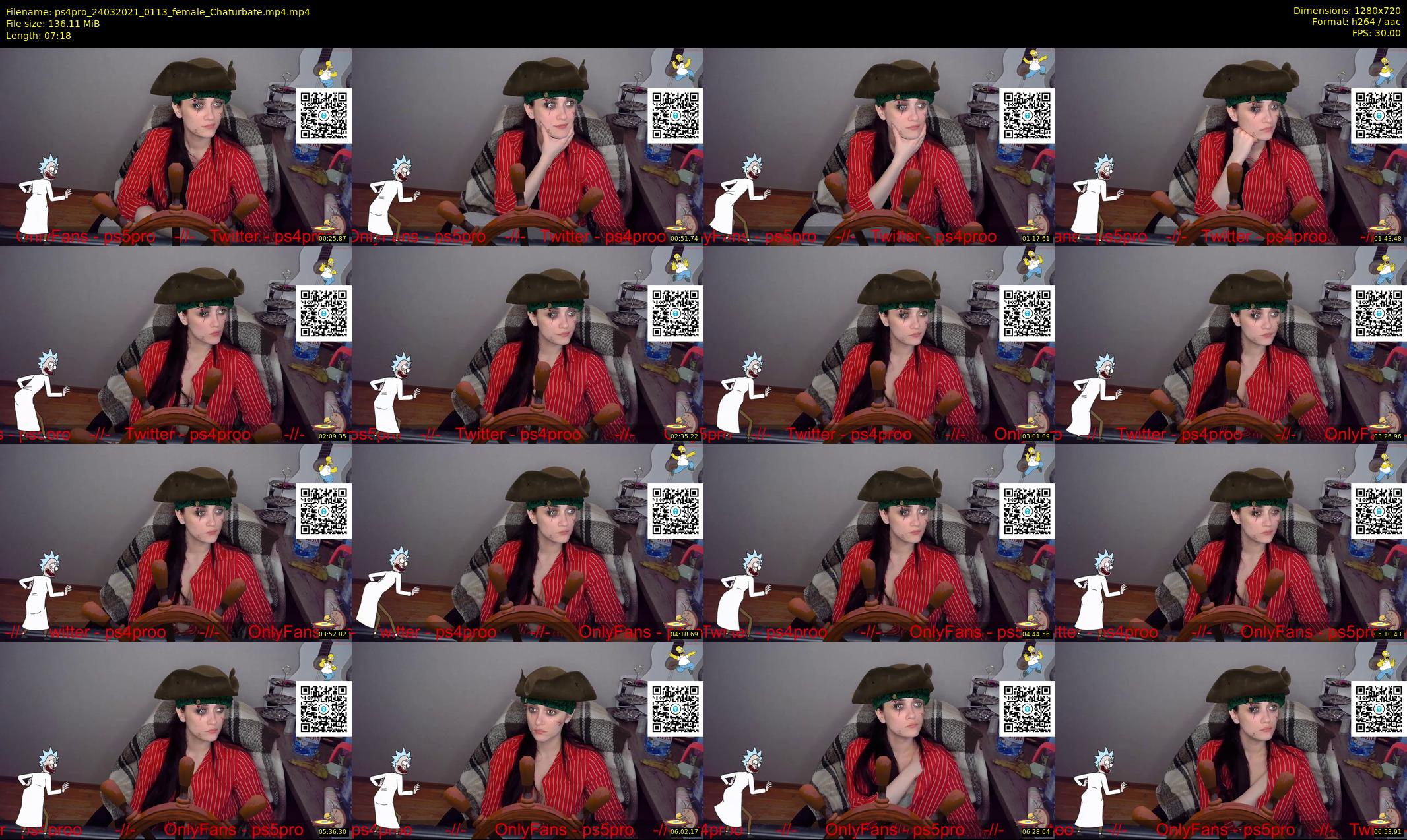 ps4pro — 8 minute Chaturbate female cam show recording, 720p, Mar 24, 2021
