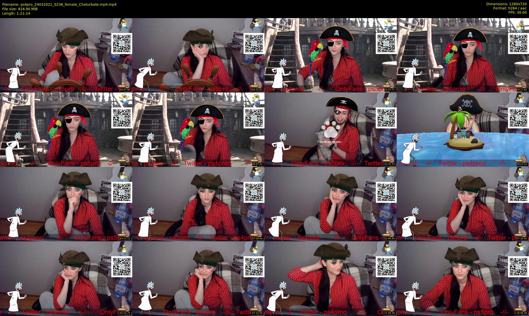 ps4pro — 82 minute Chaturbate female cam show recording, 720p, Mar 24, 2021