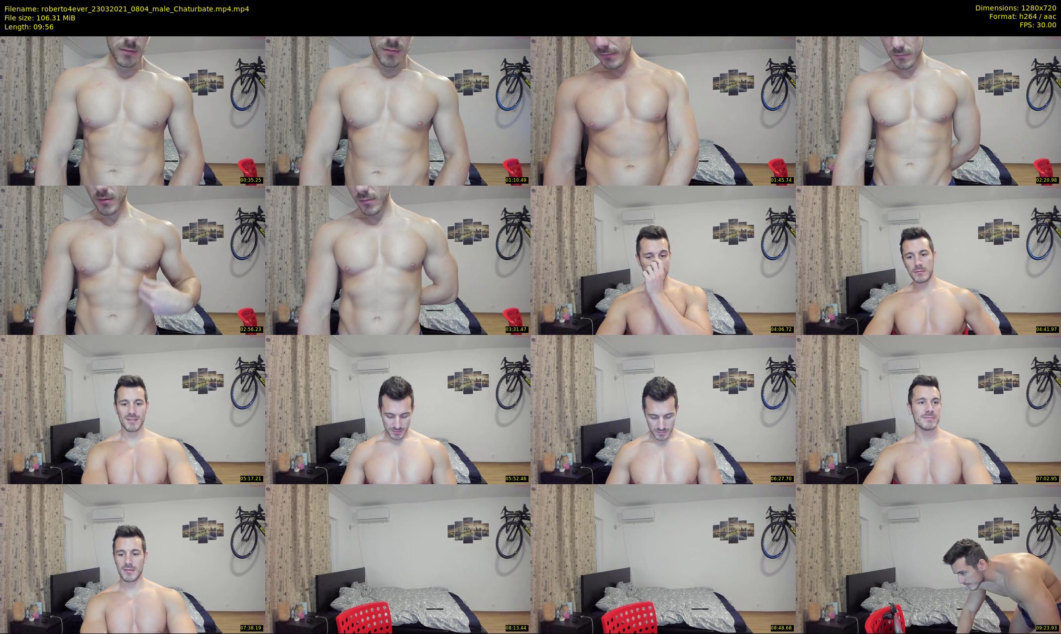 roberto4ever — 10 minute Chaturbate male cam show recording, 720p, Mar 23, 2021