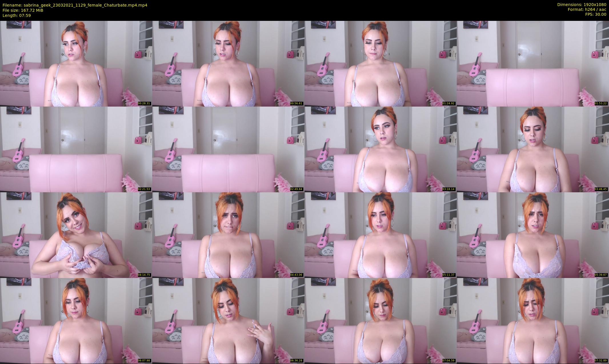 sabrina_geek — 8 minute Chaturbate female cam show recording, 1080p, Mar 23, 2021