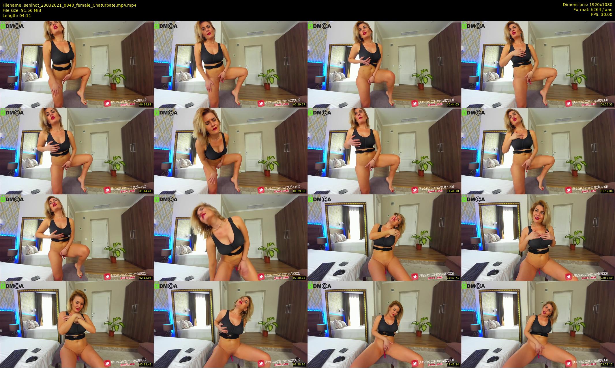 senihot — 5 minute Chaturbate female cam show recording, 1080p, Mar 23, 2021