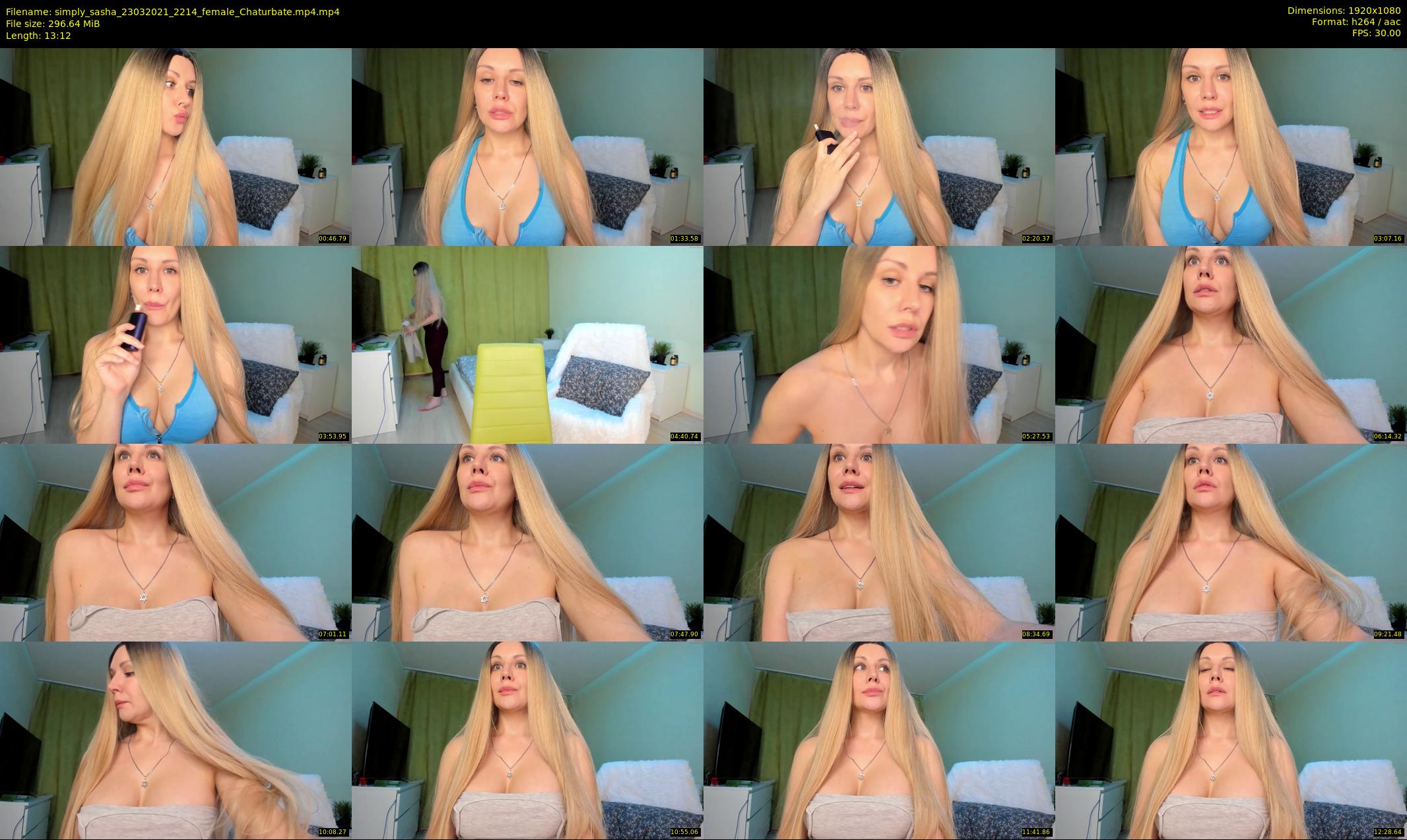 simply_sasha — 14 minute Chaturbate female cam show recording, 1080p, Mar 23, 2021