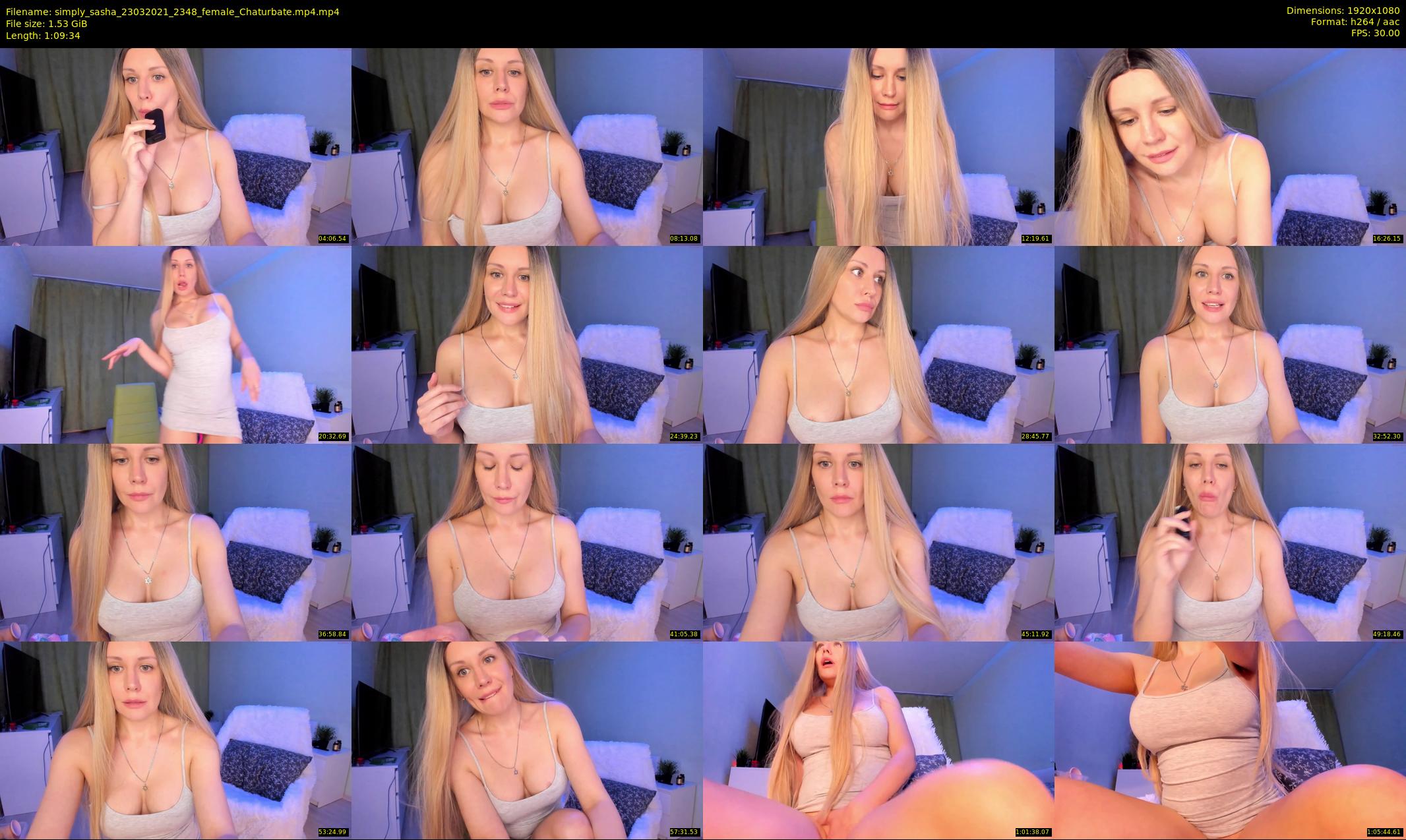 simply_sasha — 70 minute Chaturbate female cam show recording, 1080p, Mar 23, 2021