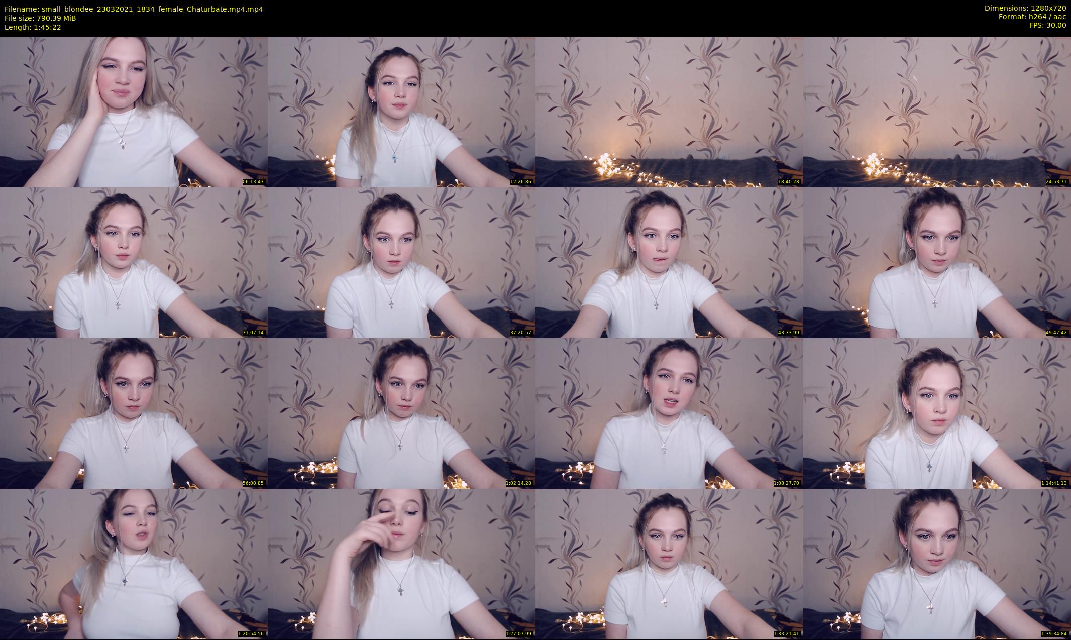 small_blondee — 106 minute Chaturbate female cam show recording, 720p, Mar 23, 2021