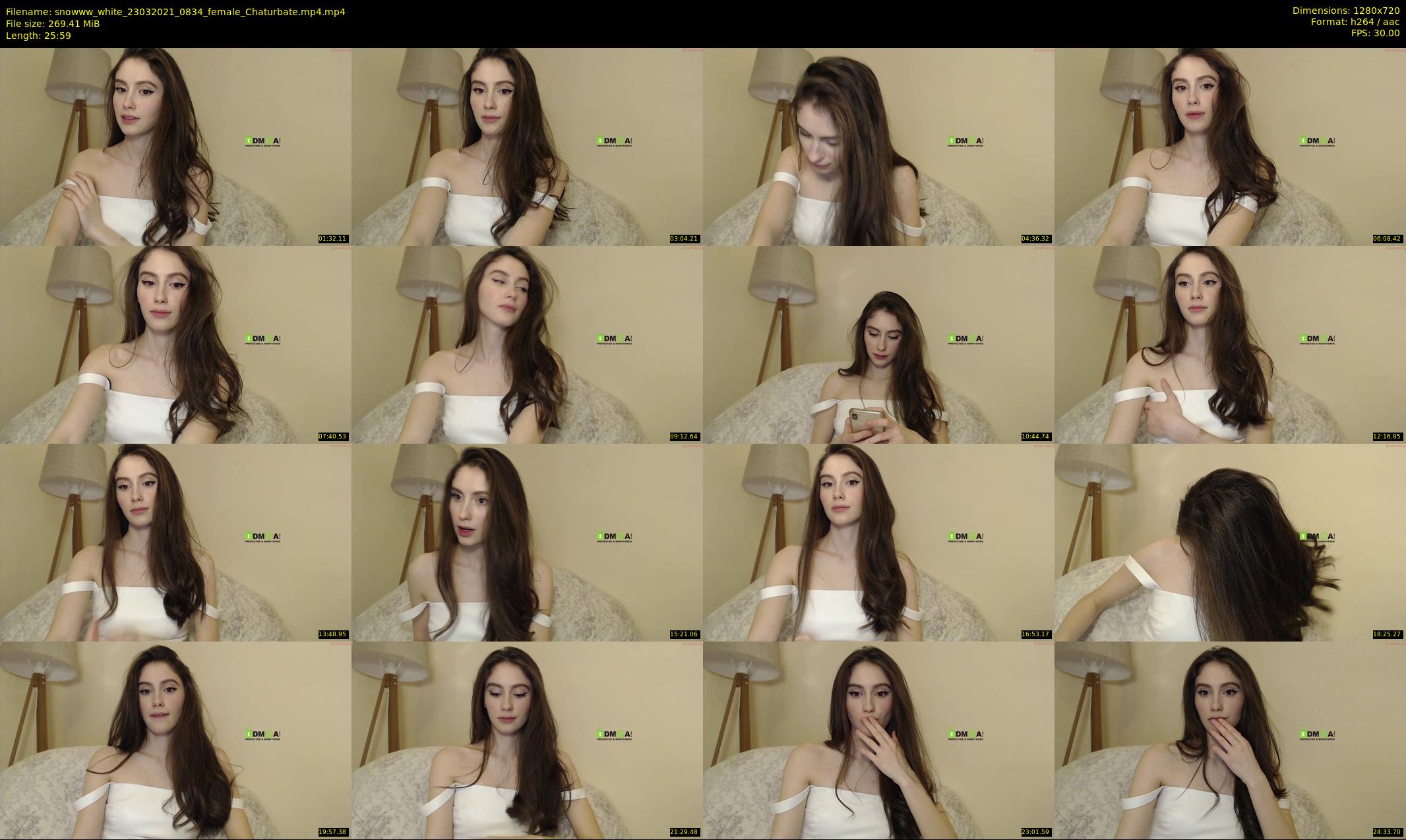 snowww_white — 26 minute Chaturbate female cam show recording, 720p, Mar 23, 2021