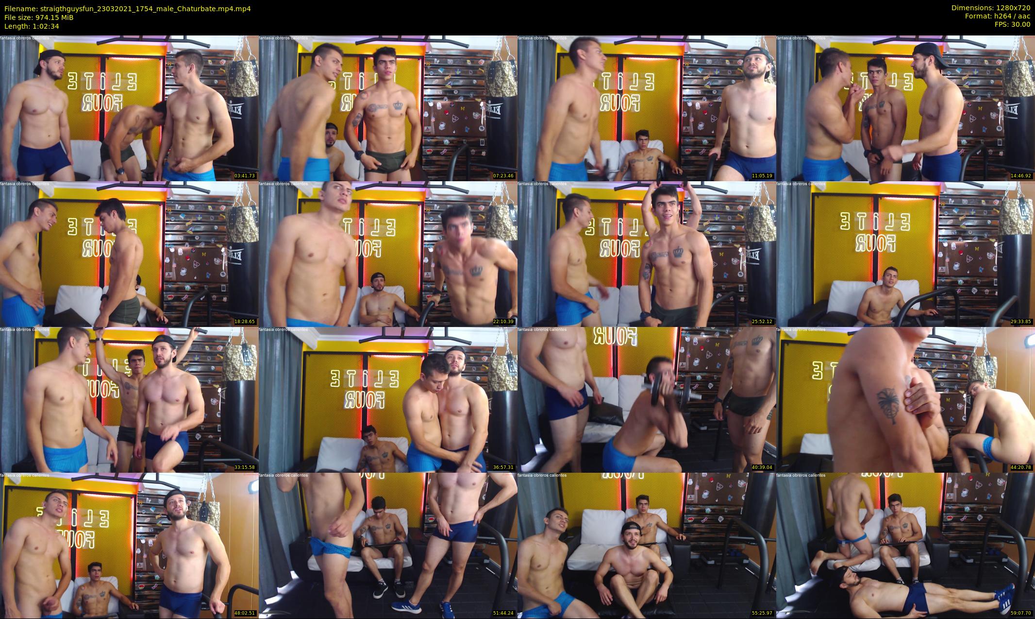 straigthguysfun — 63 minute Chaturbate male cam show recording, 720p, Mar 23, 2021