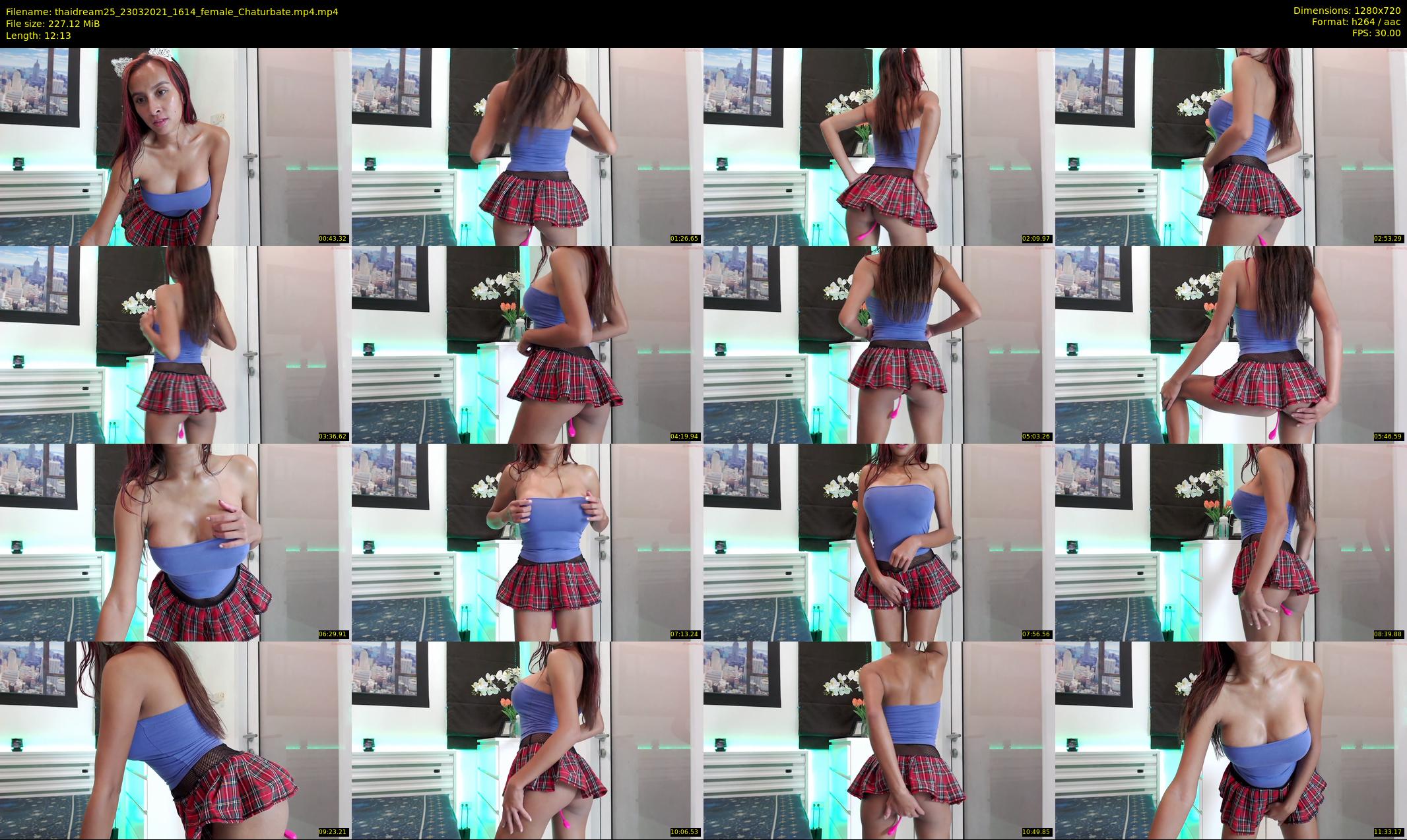 thaidream25 — 13 minute Chaturbate female cam show recording, 720p, Mar 23, 2021