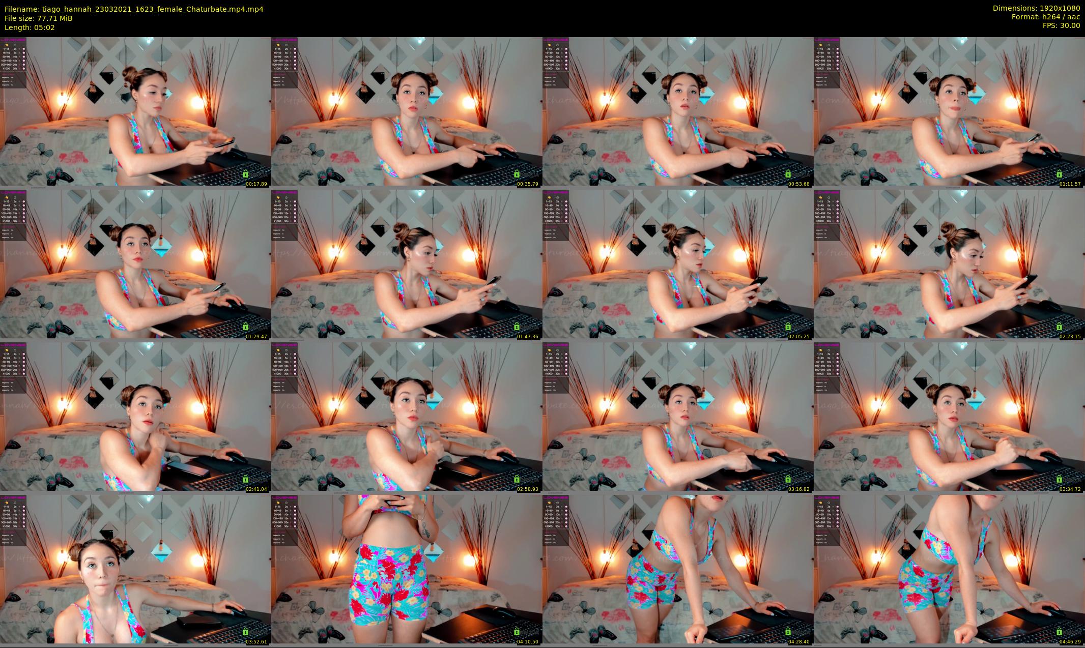 tiago_hannah — 6 minute Chaturbate couple cam show recording, 1080p, Mar 23, 2021