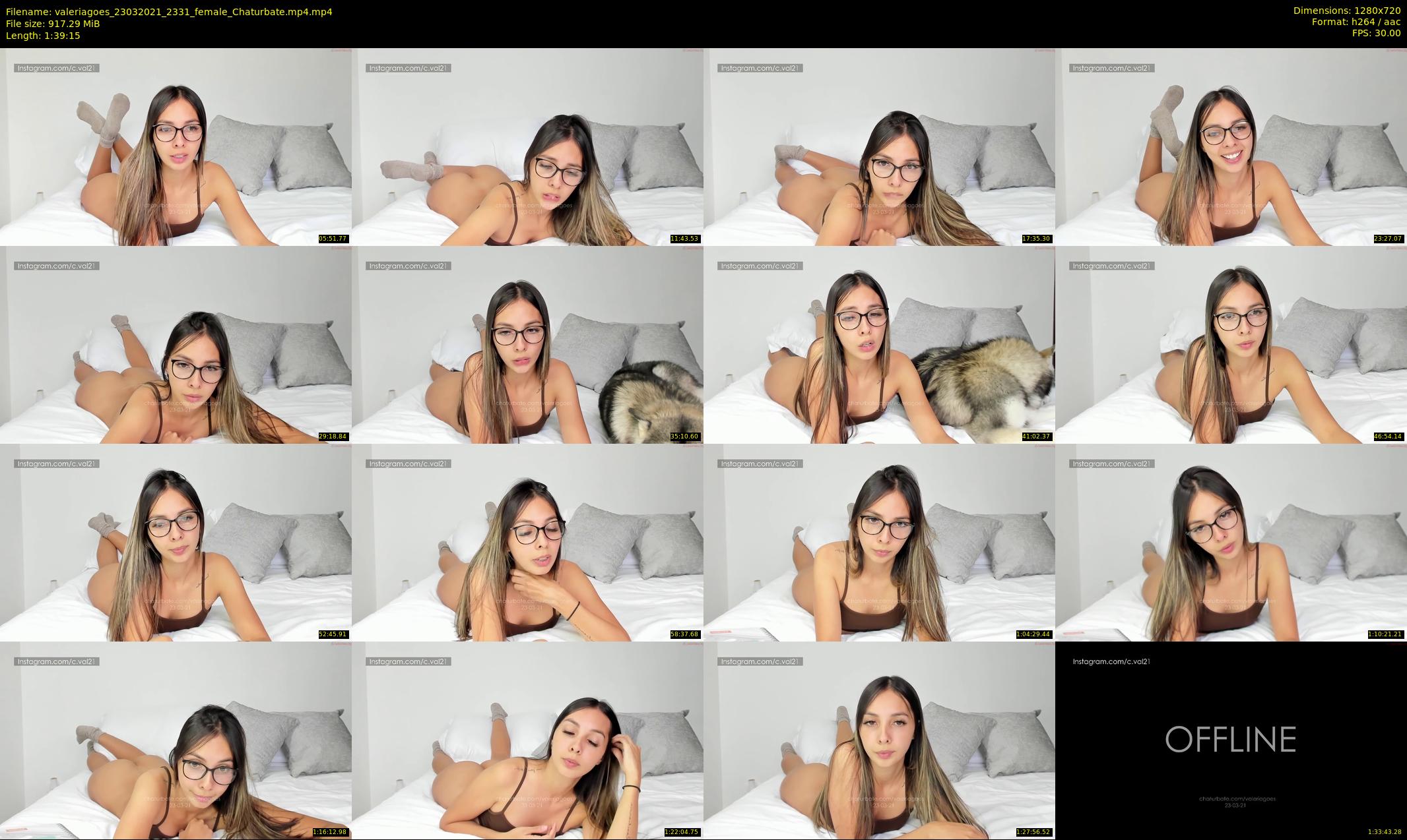 valeriagoes — 100 minute Chaturbate female cam show recording, 720p, Mar 23, 2021