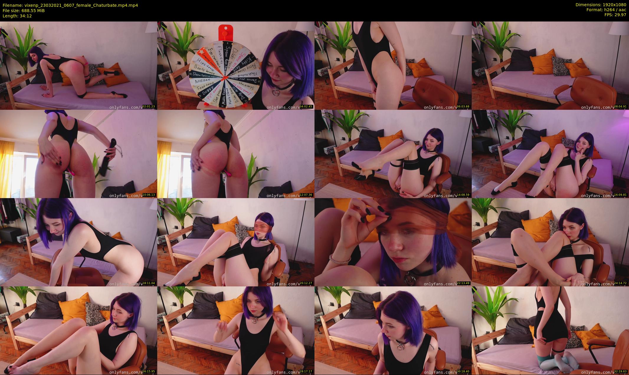 vixenp — 35 minute Chaturbate female cam show recording, 1080p, Mar 23, 2021