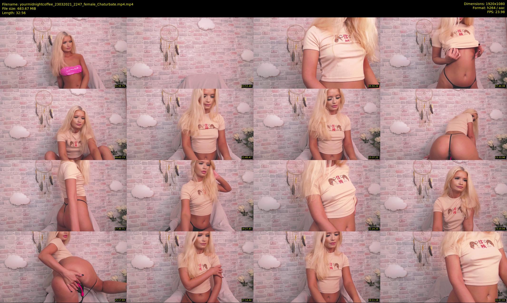 yourmidnightcoffee — 33 minute Chaturbate female cam show recording, 1080p, Mar 23, 2021